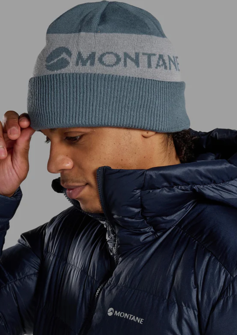 Montane Logo Cuffed Beanie - Blue