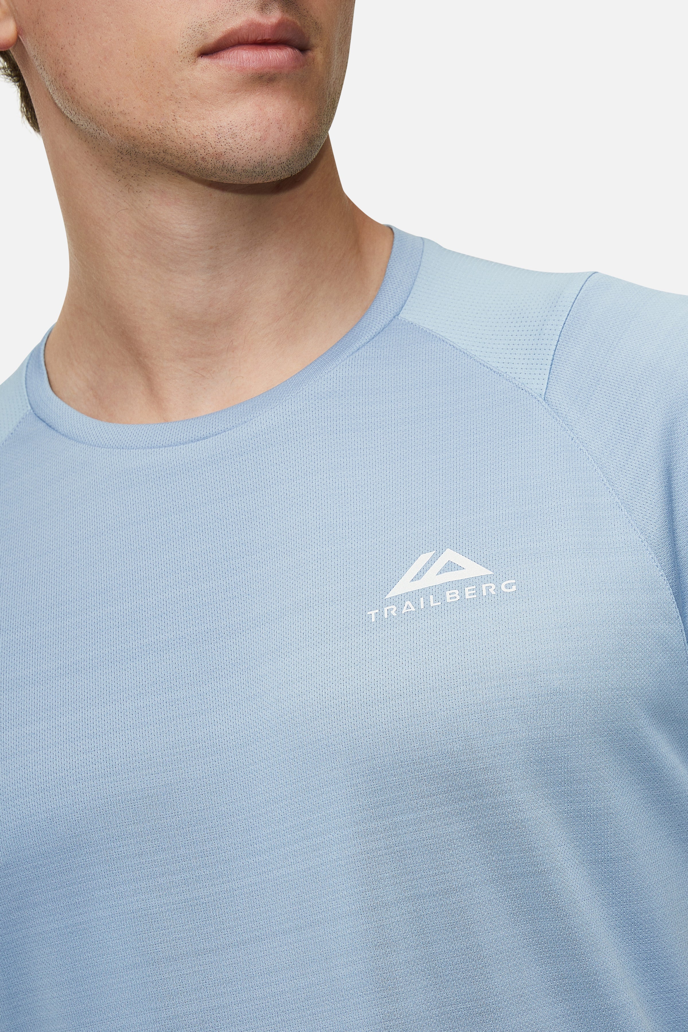 Trailberg Triathlon T Shirt - Blue Fog