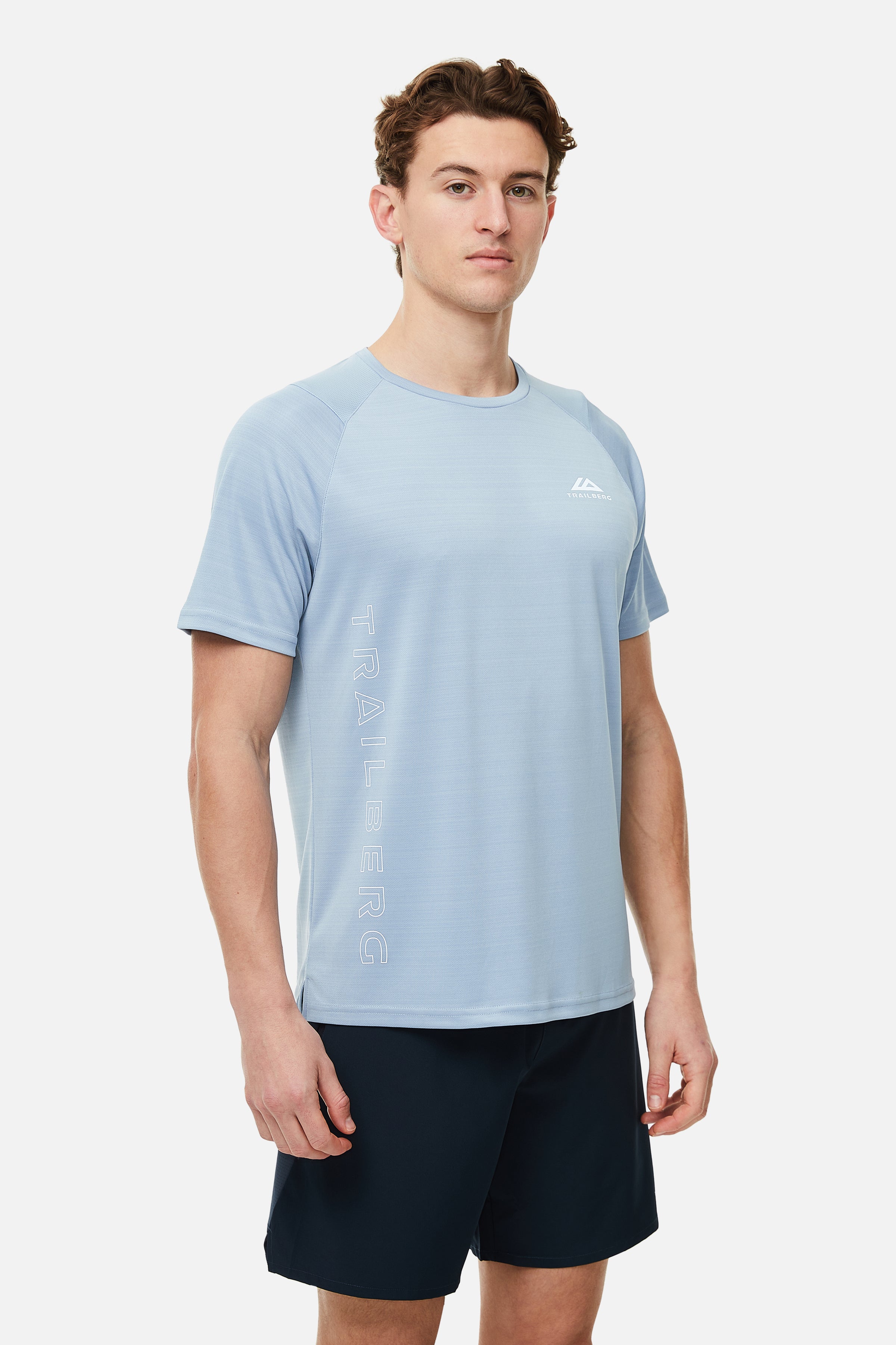 Trailberg Triathlon T Shirt - Blue Fog