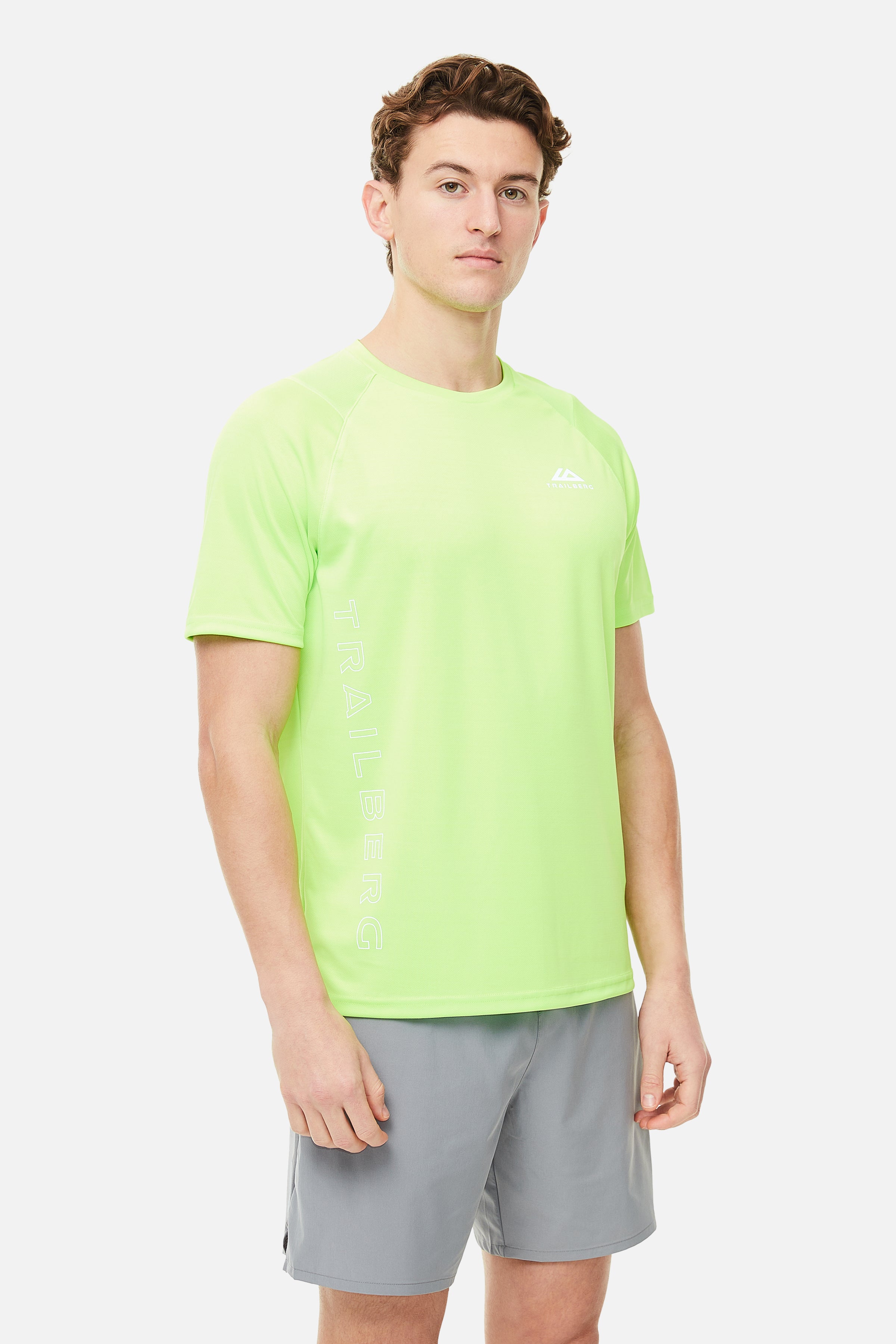 Trailberg Triathlon T Shirt - Neon Lime