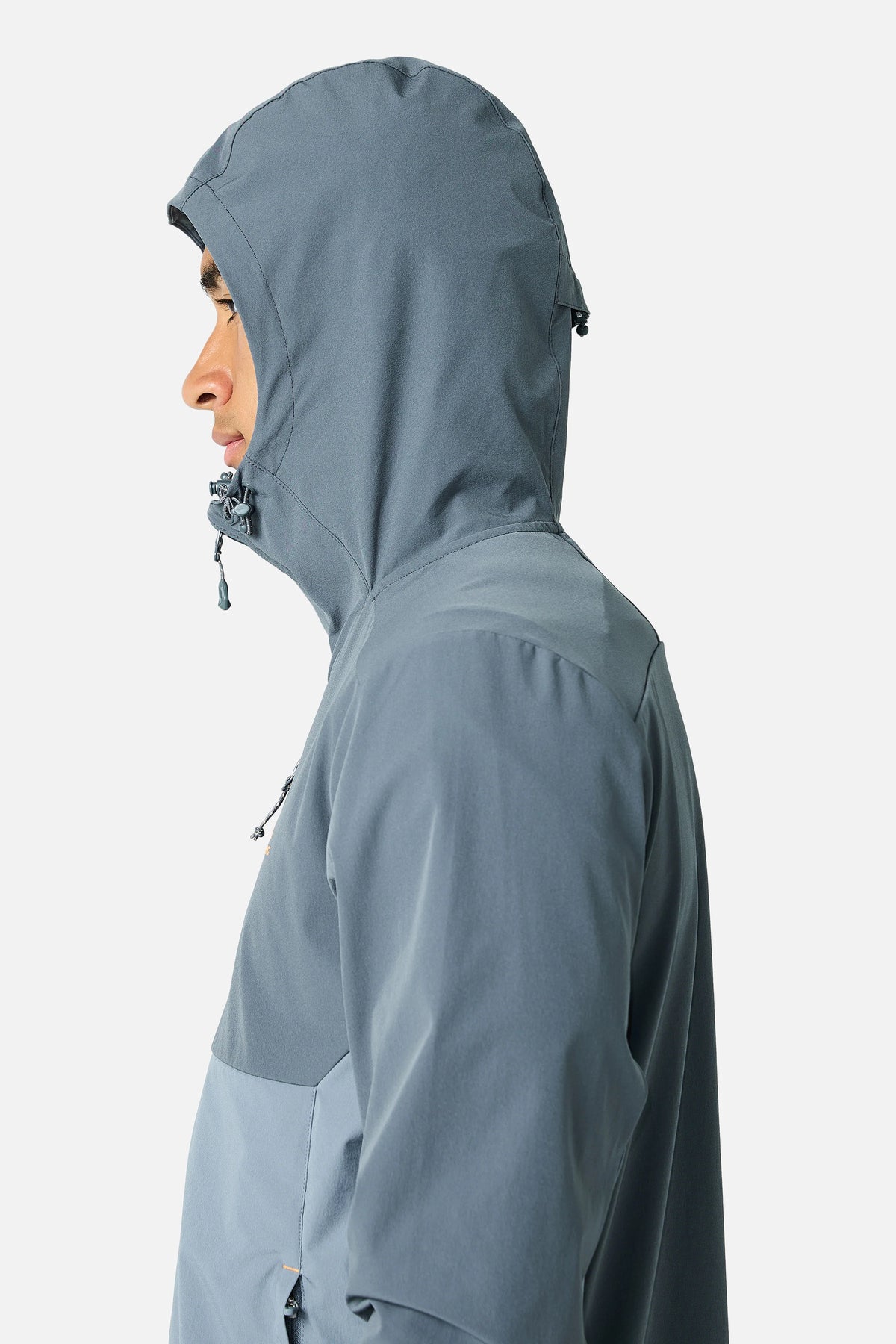 Trailberg Oberland Hood - Ash Grey / Melon Sorbet