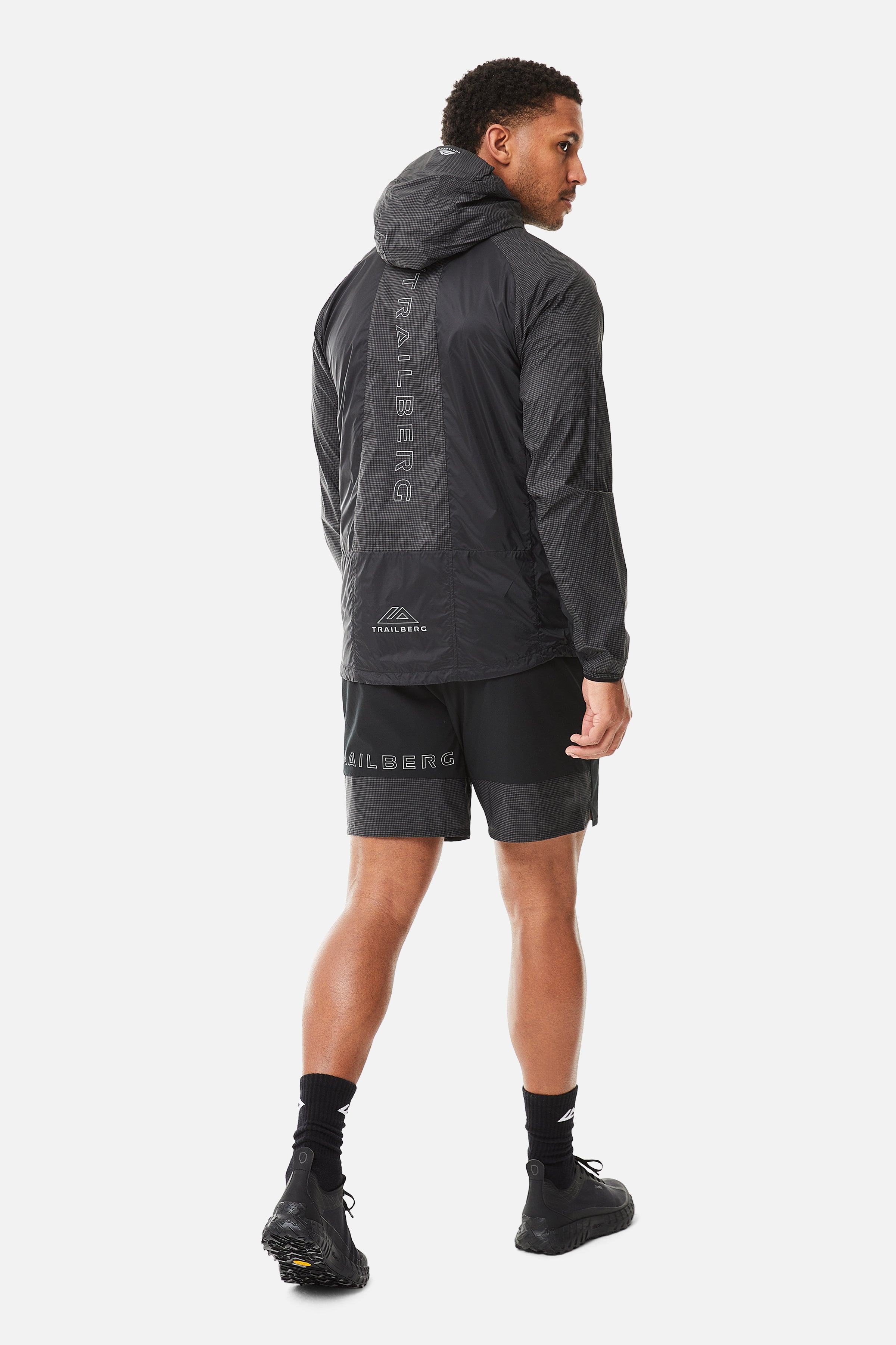 Trailberg Rapid Grid Black Set - Jacket / Short