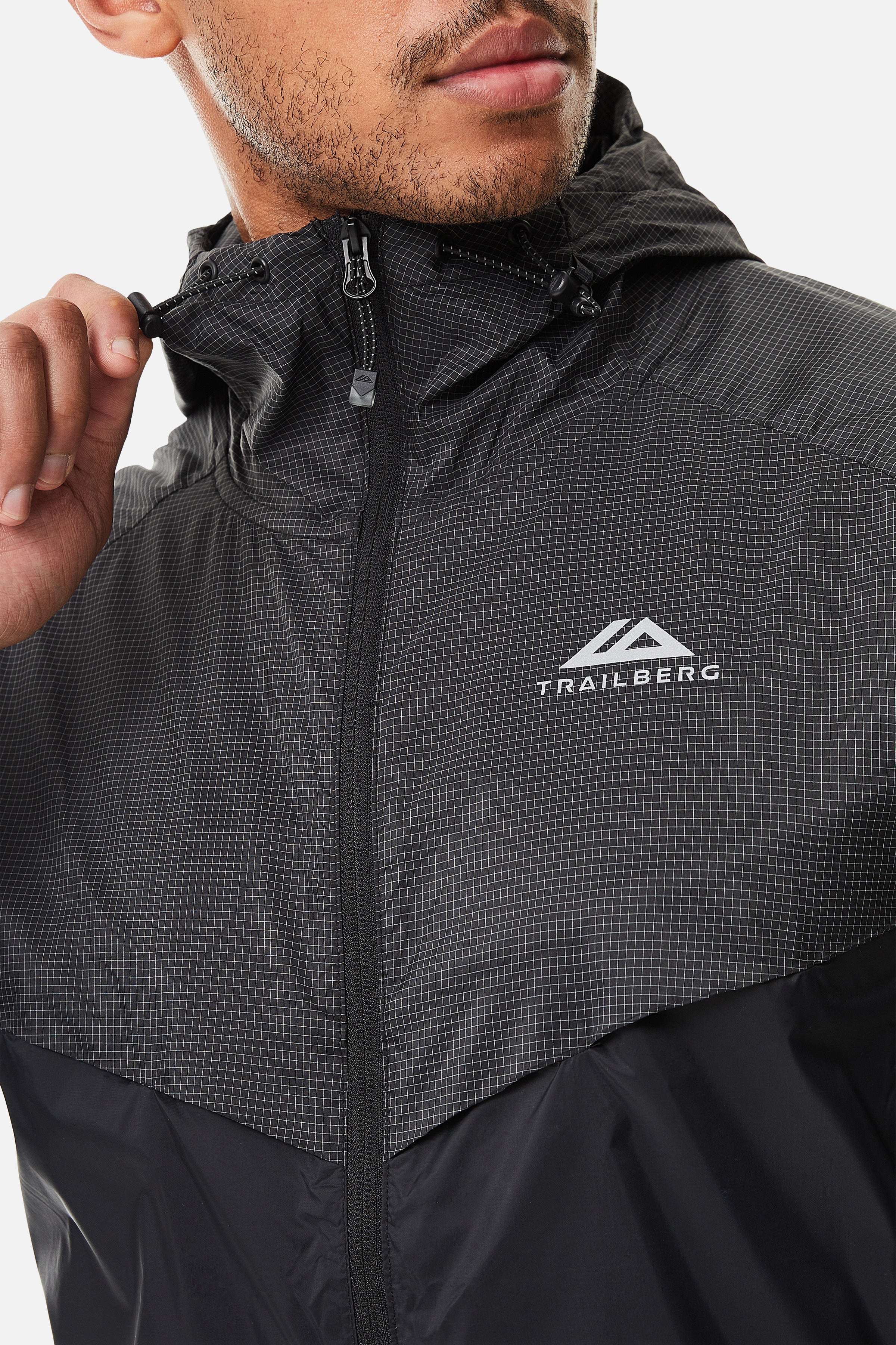 Trailberg Rapid Grid Black Set - Jacket / Short