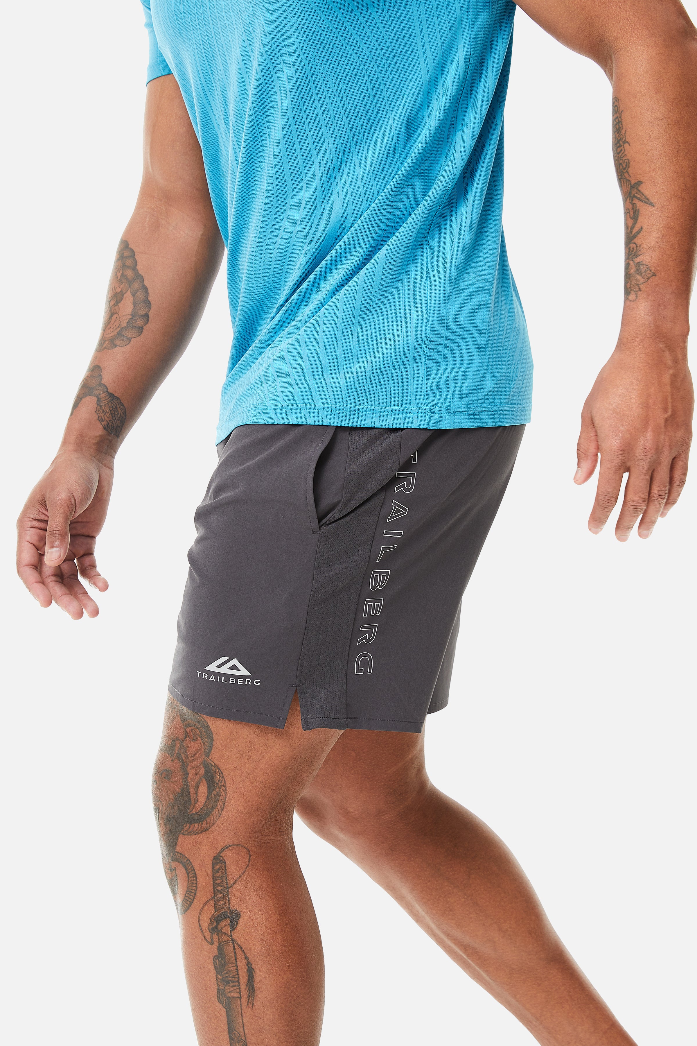 Trailberg Vertex Jacquard Short - Black Oyster