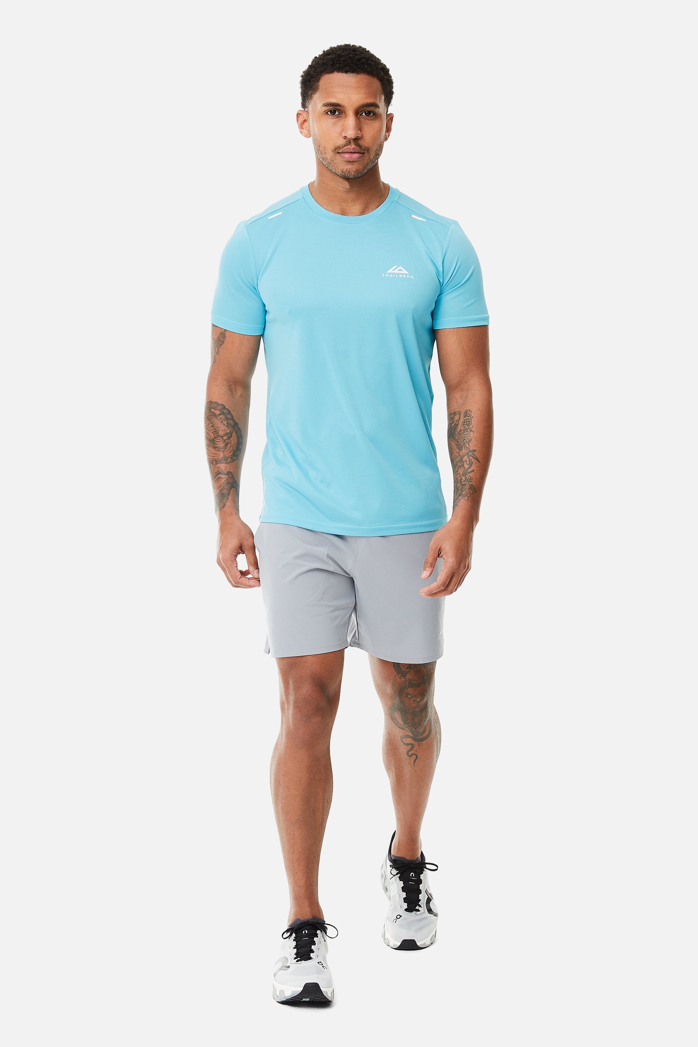 Trailberg Crest Blue Set - T Shirt / Short