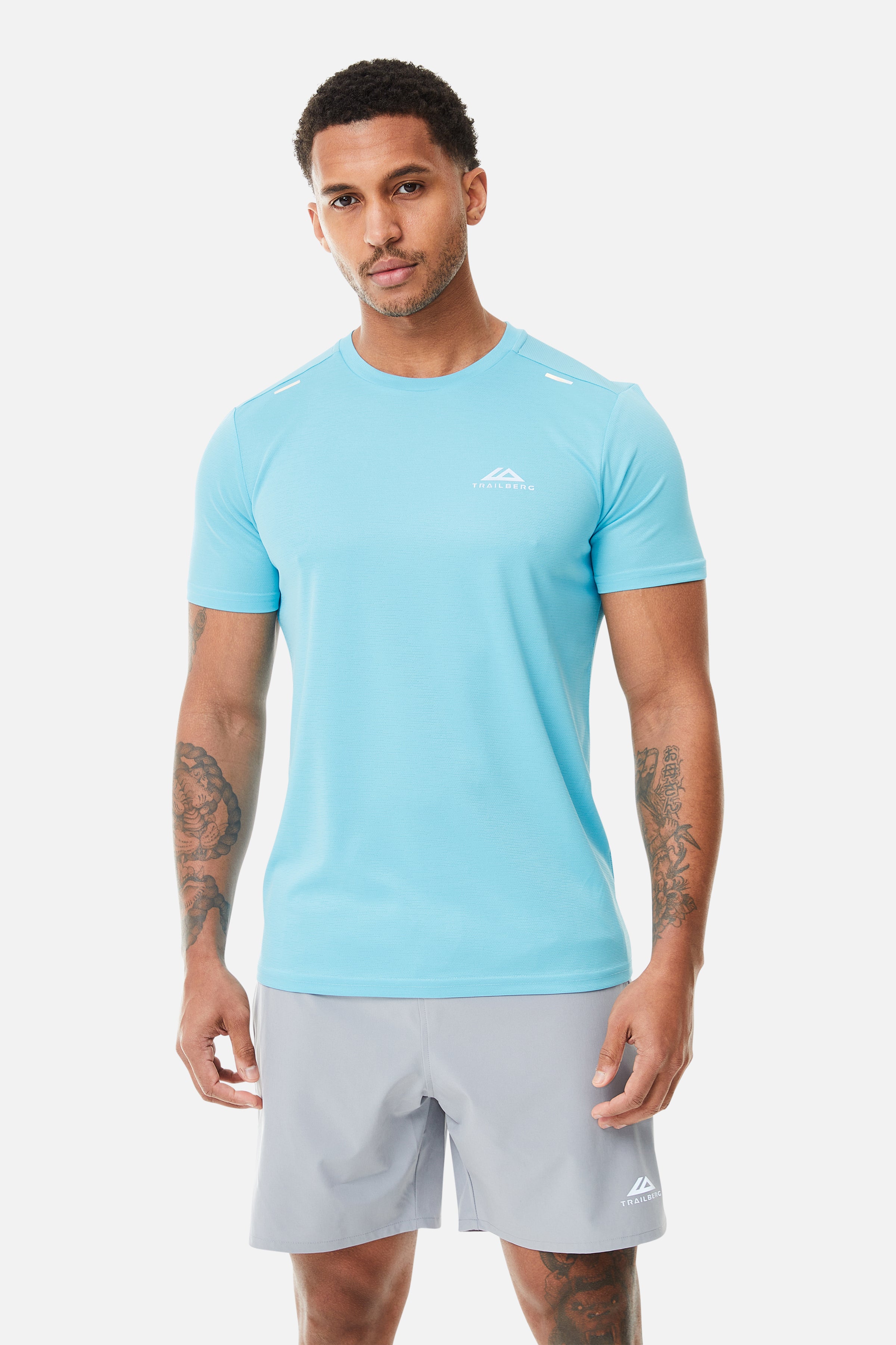 Trailberg Crest Blue Set - T Shirt / Short
