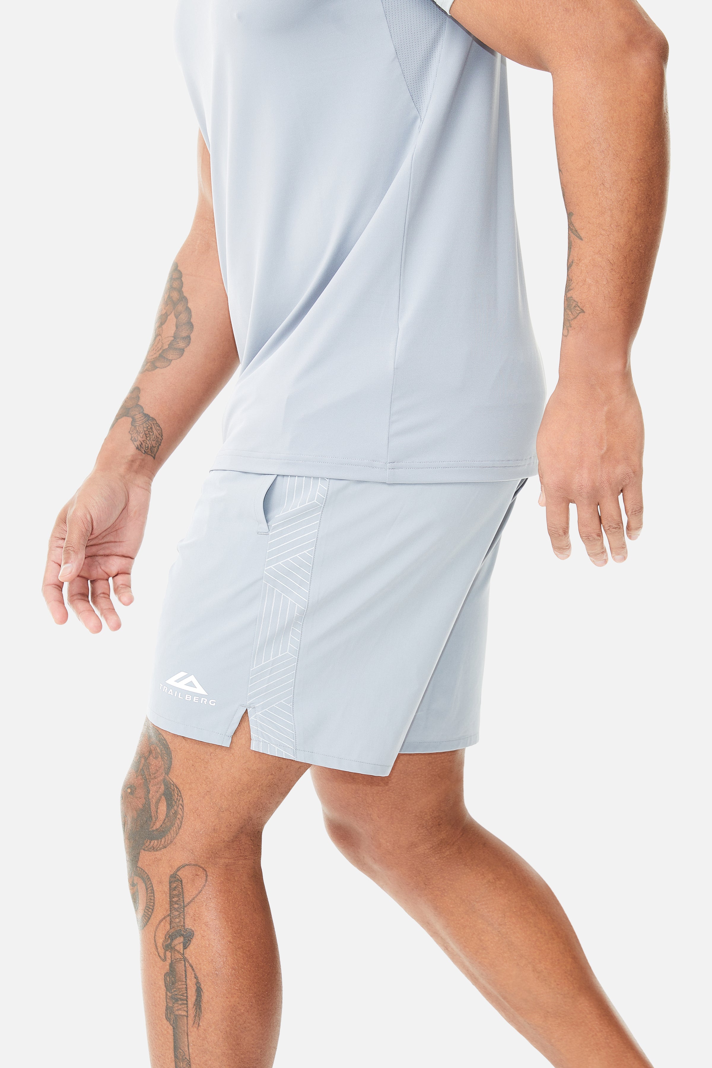 Trailberg Axis Atomic Blue Set - T Shirt / Short