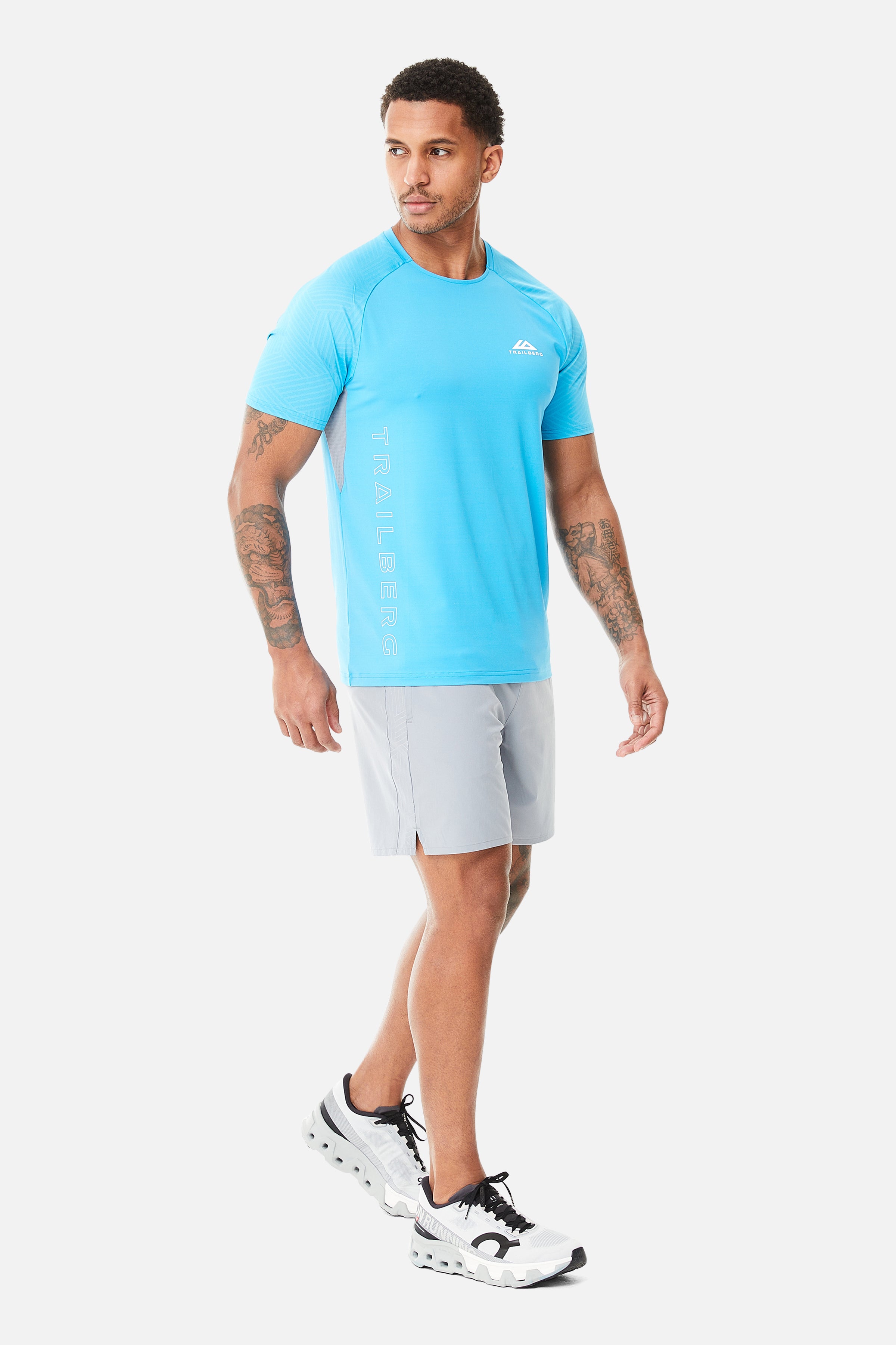 Trailberg Axis Atomic Blue Set - T Shirt / Short