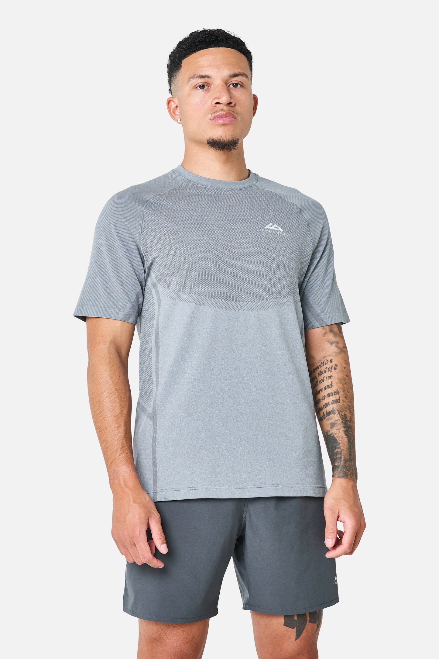 Trailberg Fusion Seamless T Shirt - Grey