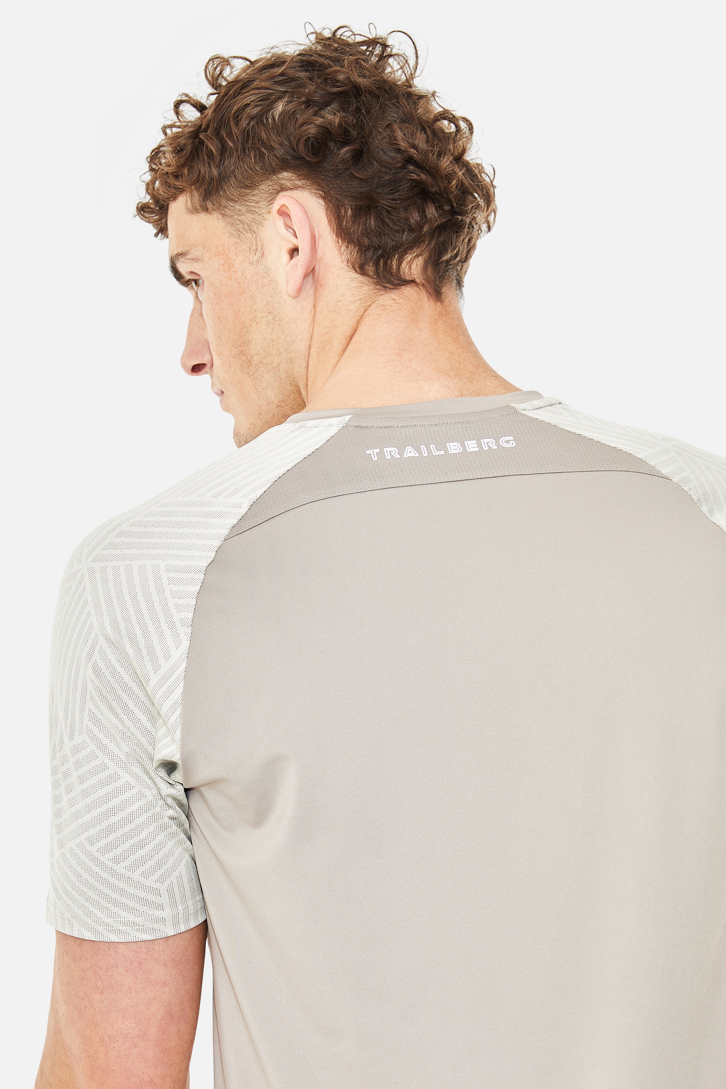 Trailberg Axis Jacquard T Shirt - Moon Rock