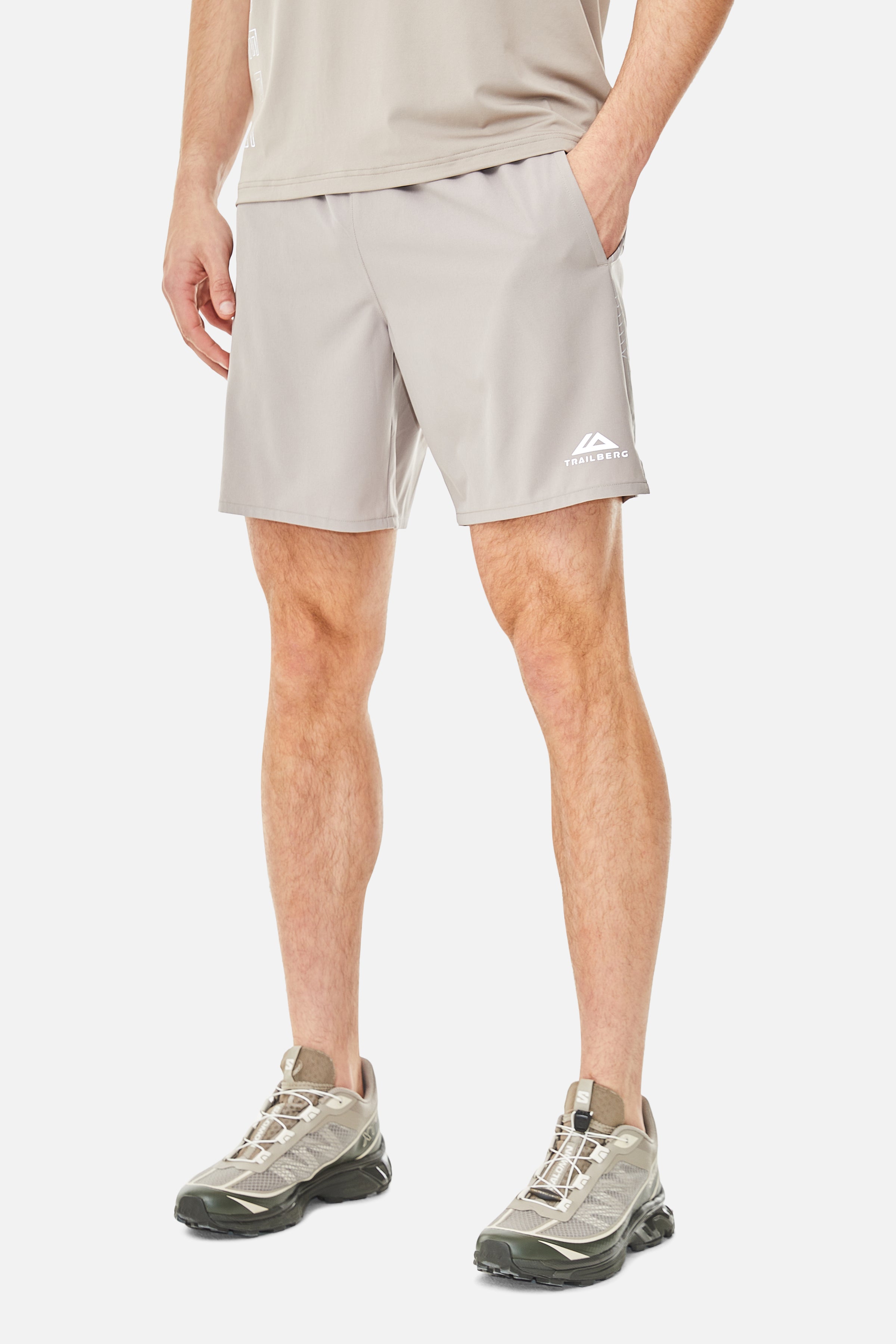 Trailberg Axis Jacquard Short - Moon Rock