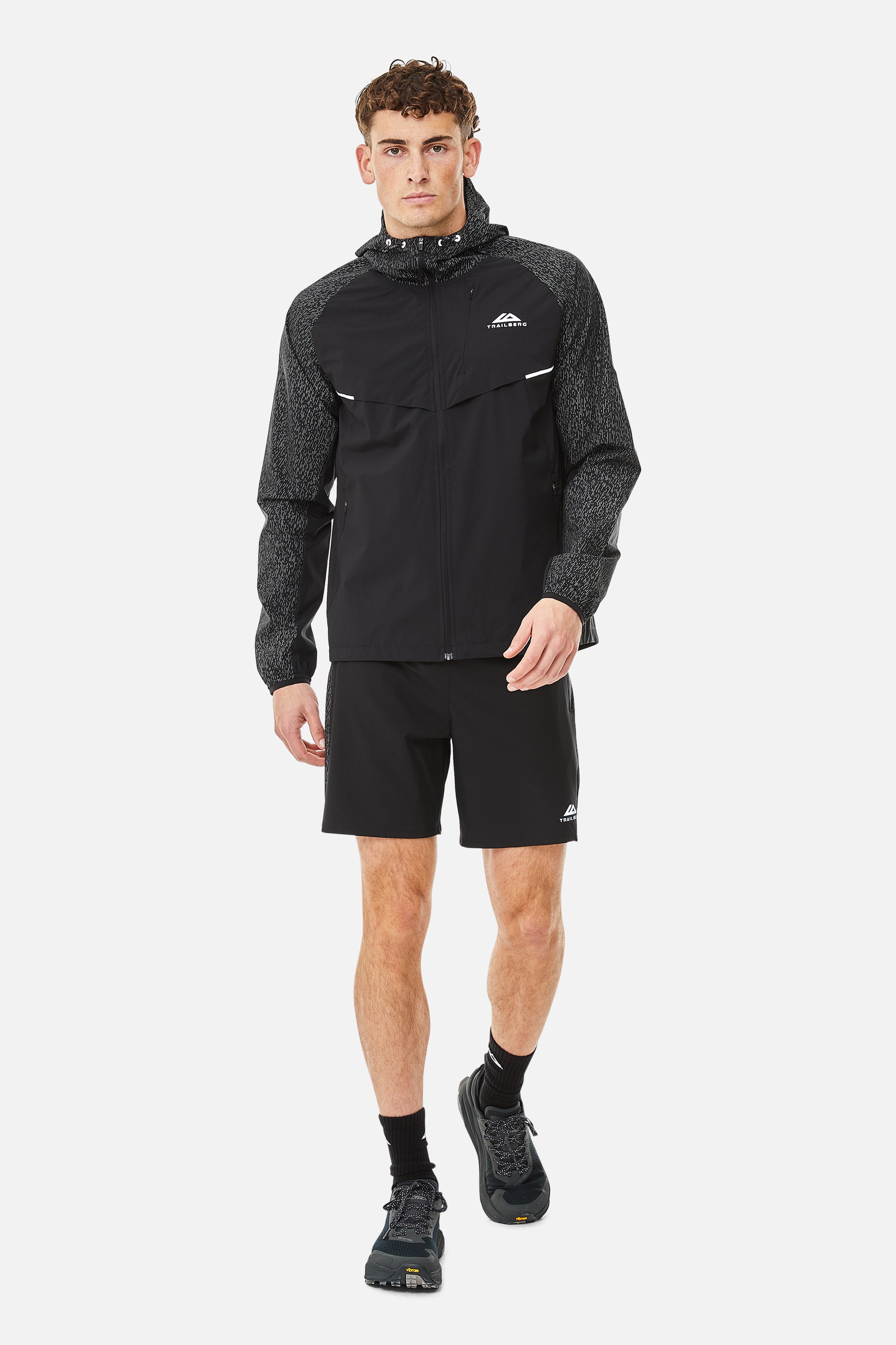Trailberg Reflect Black Set - Jacket & Short