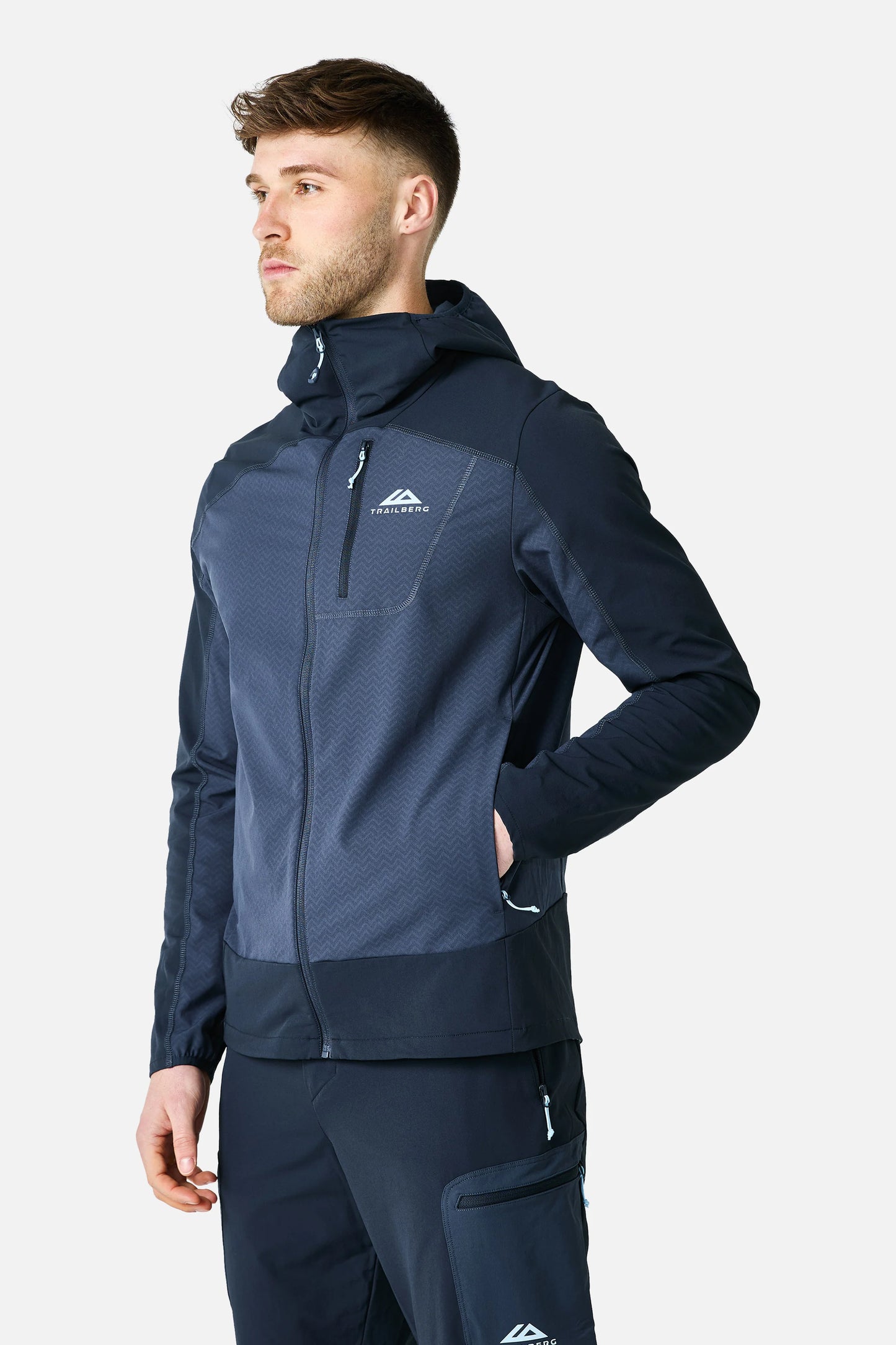 Trailberg Deep Ocean Caldera Gridded Fleece Tracksuit - jacket / Pant