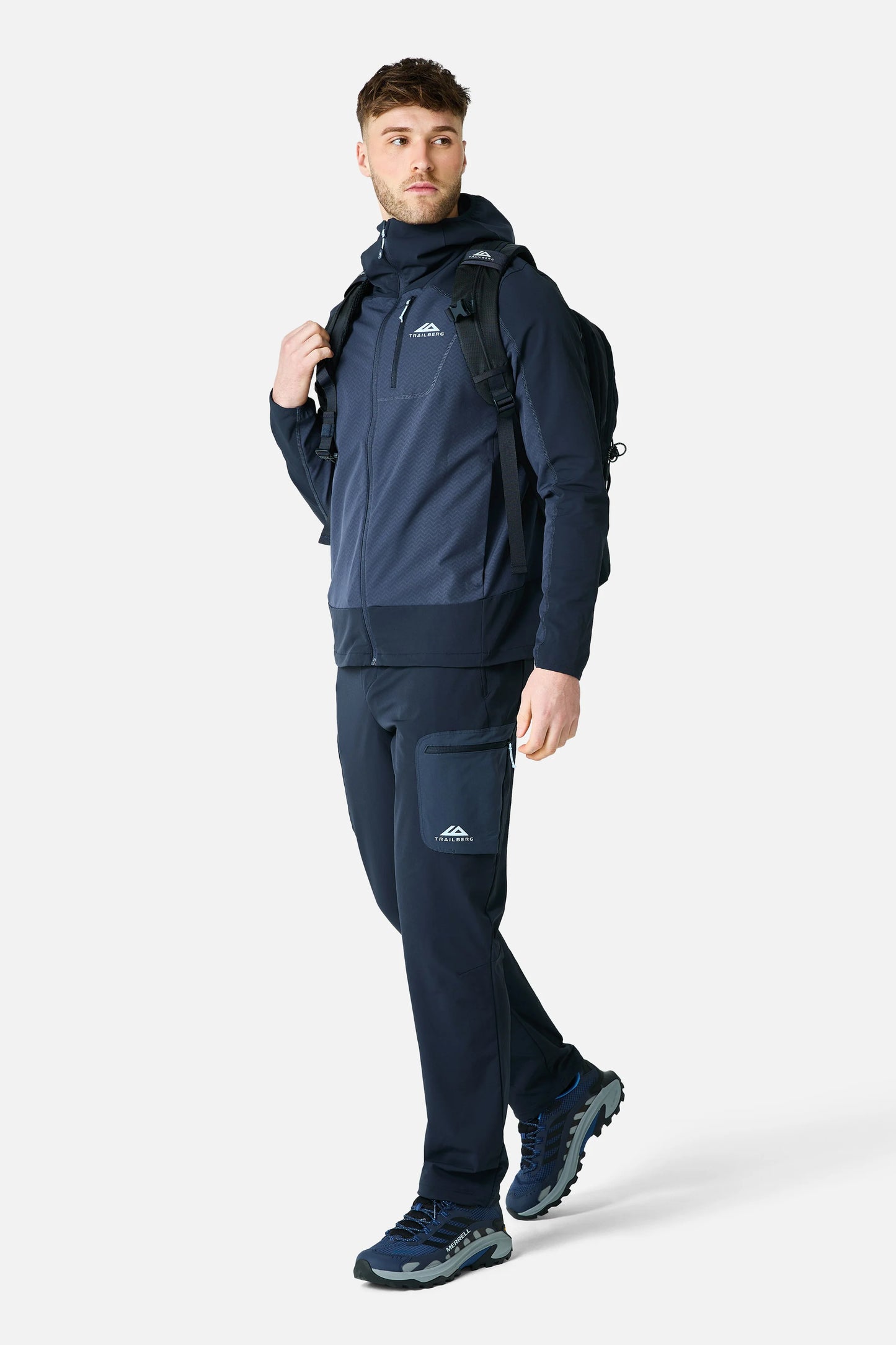 Trailberg Deep Ocean Caldera Gridded Fleece Tracksuit - jacket / Pant
