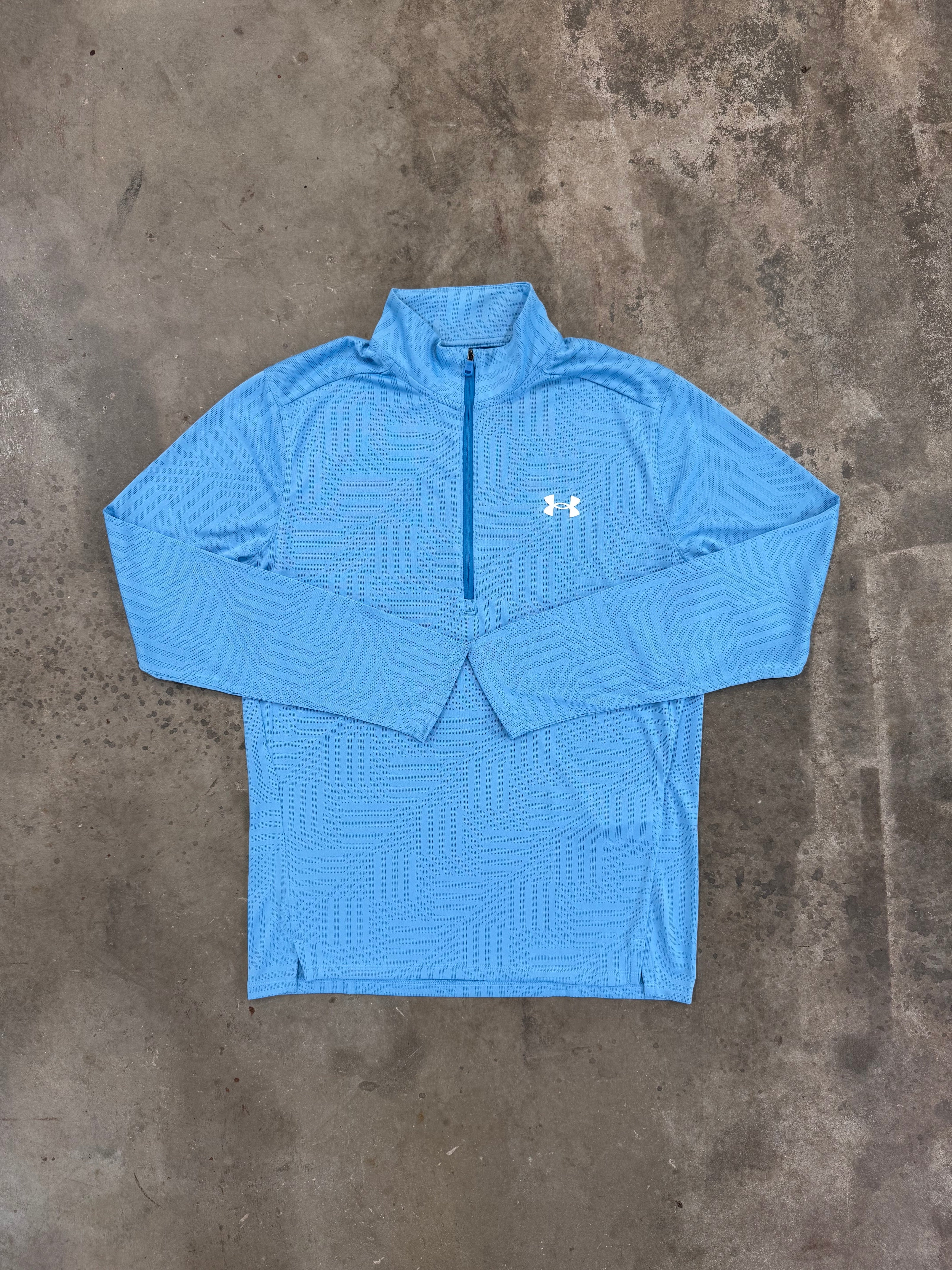Under Armour Vent Geotessa Quarter Zip - Ether Blue
