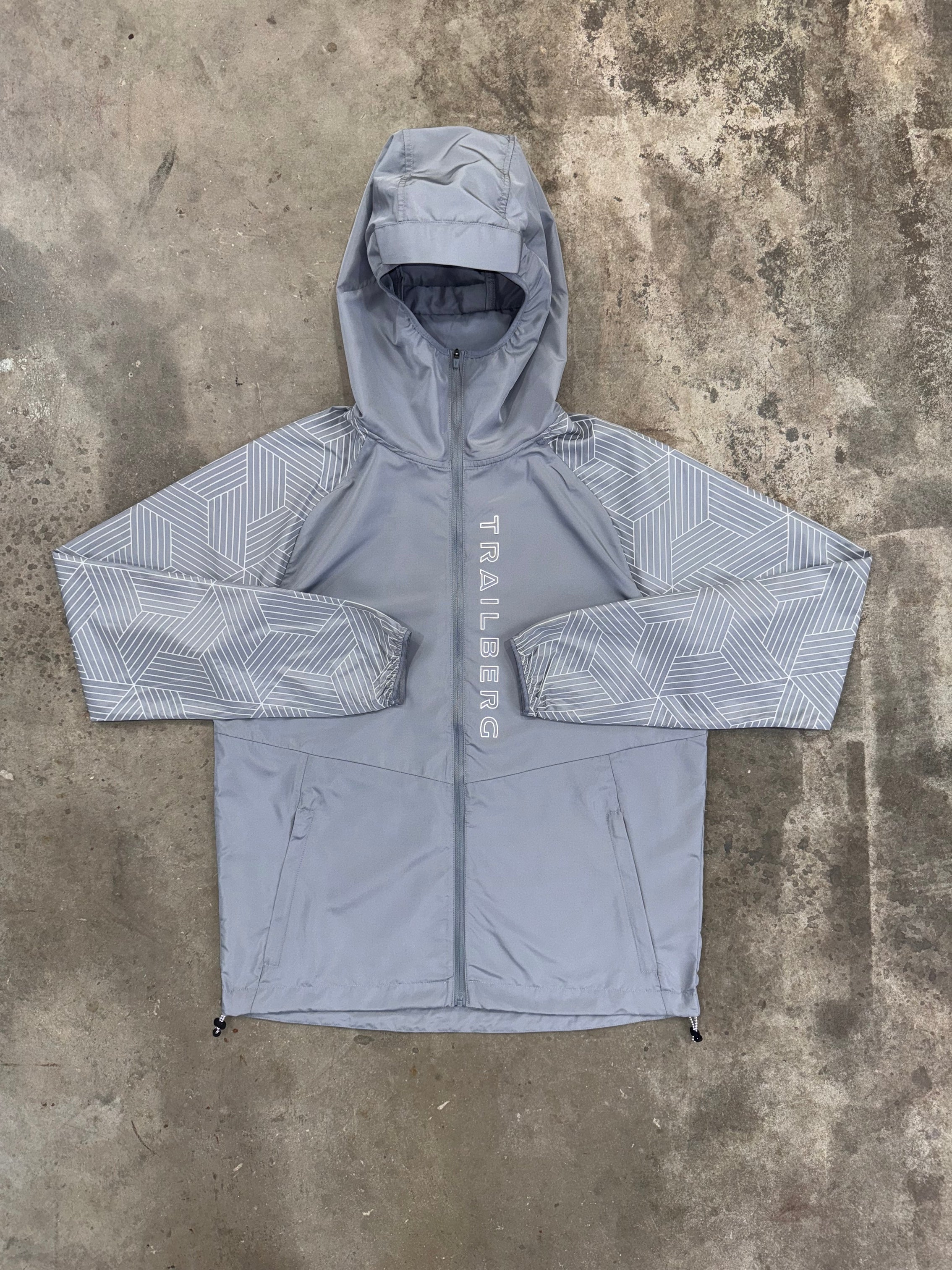 Trailberg Axis Jacquard Windbreaker - Grey