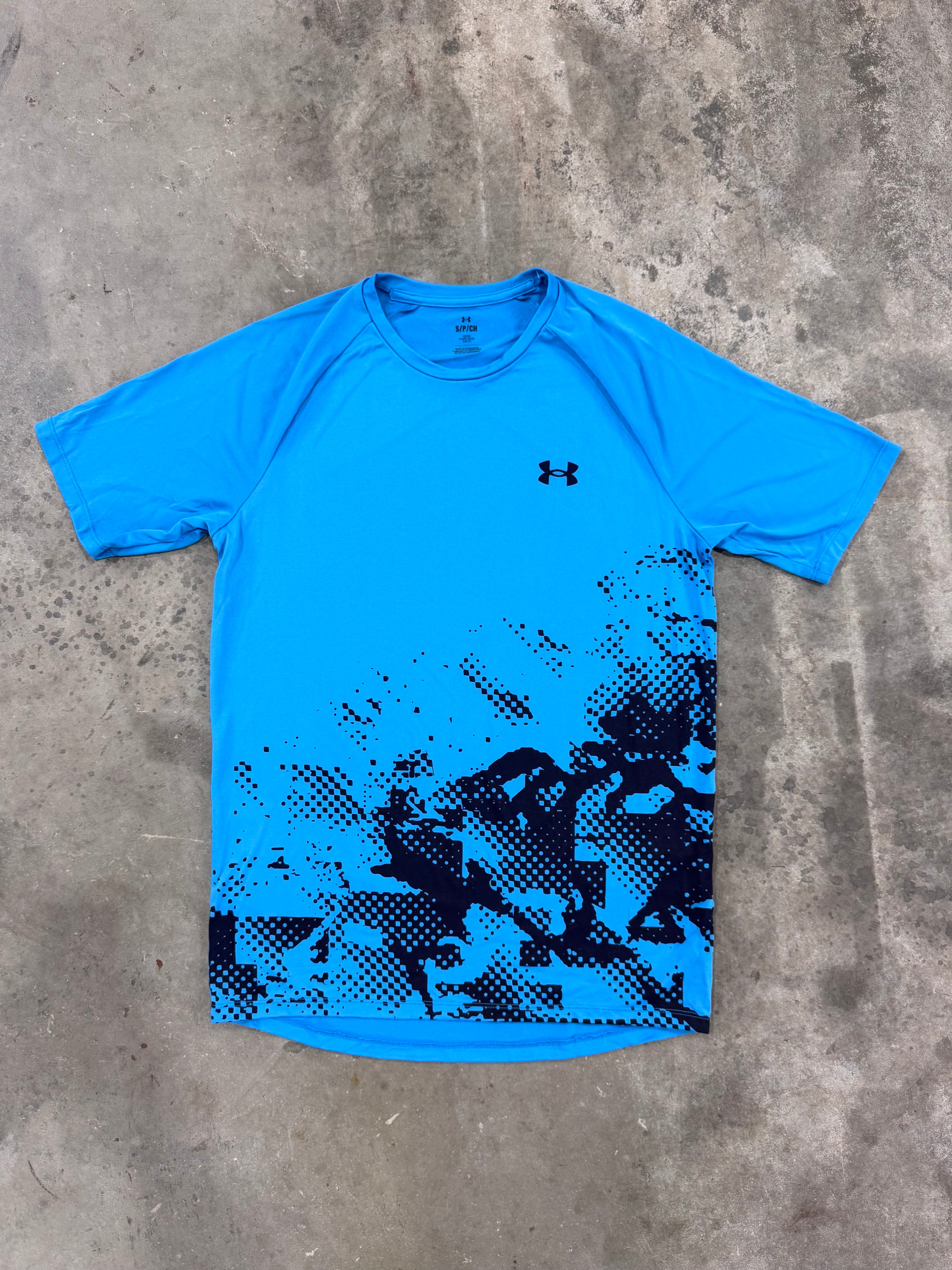 Under Armour Tech Fade T Shirt - Ether Blue