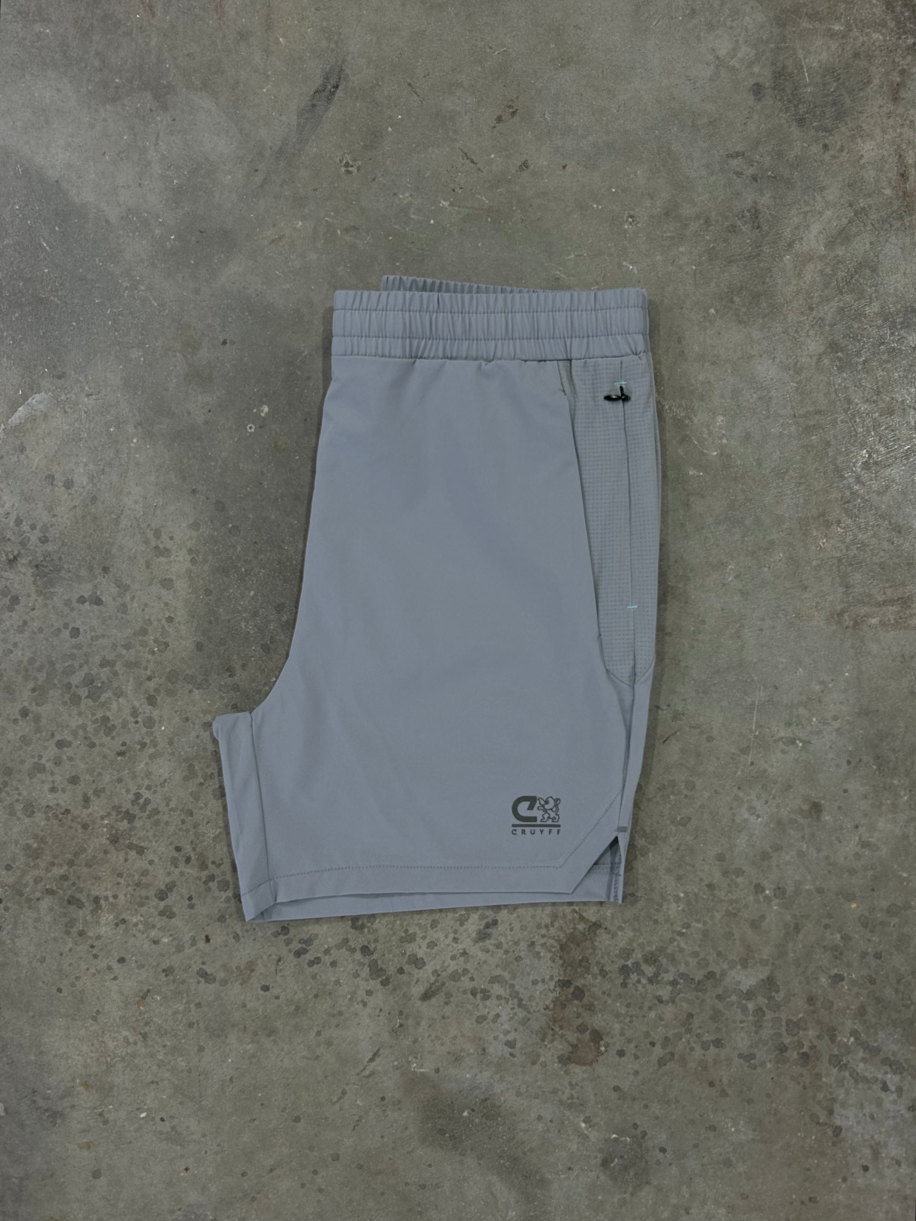 Cruyff Junior Degrees Grey Set - T Shirt / Short