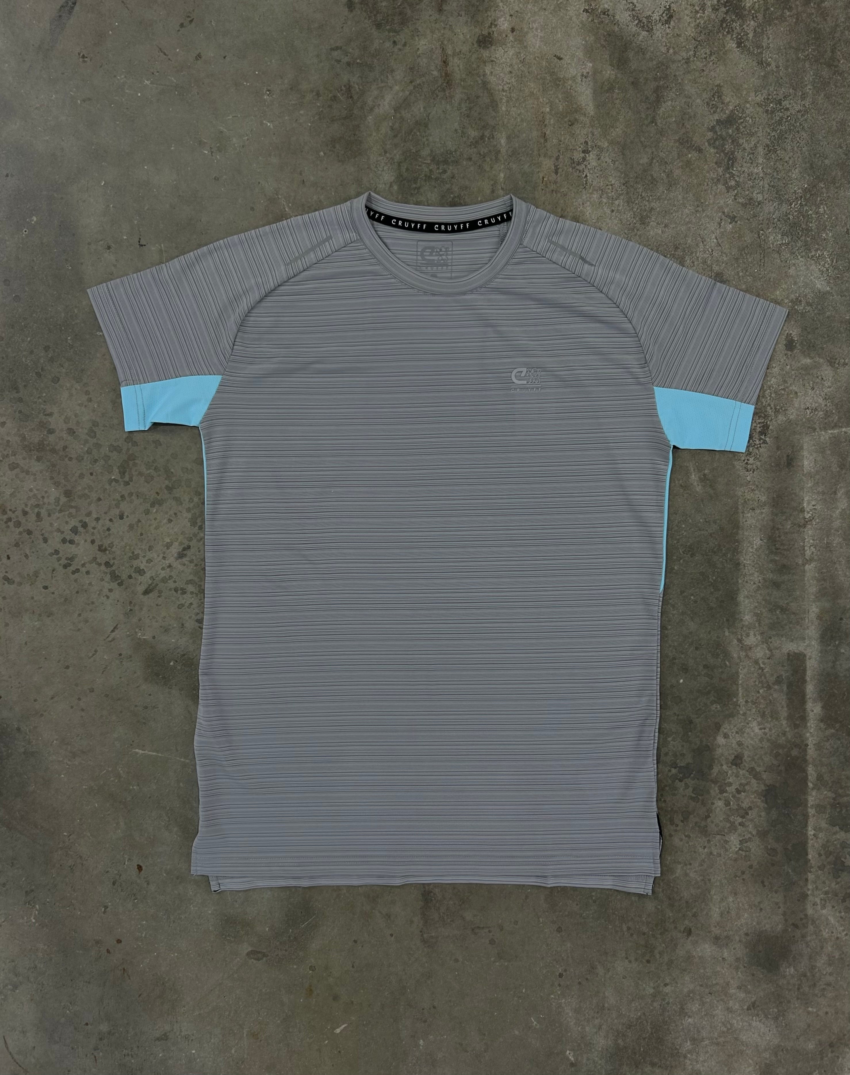 Cruyff Junior Degrees Grey Set - T Shirt / Short