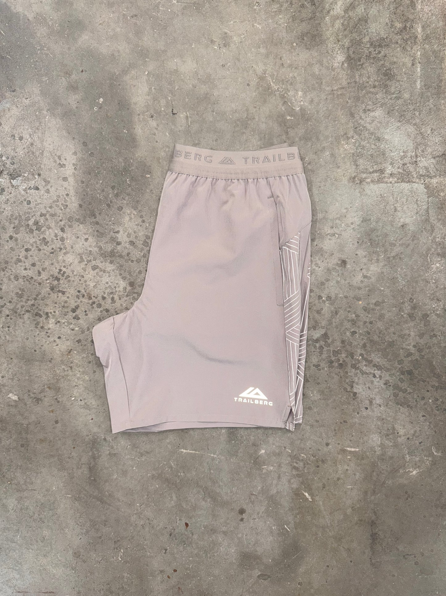 Trailberg Axis Jacquard Short - Moon Rock