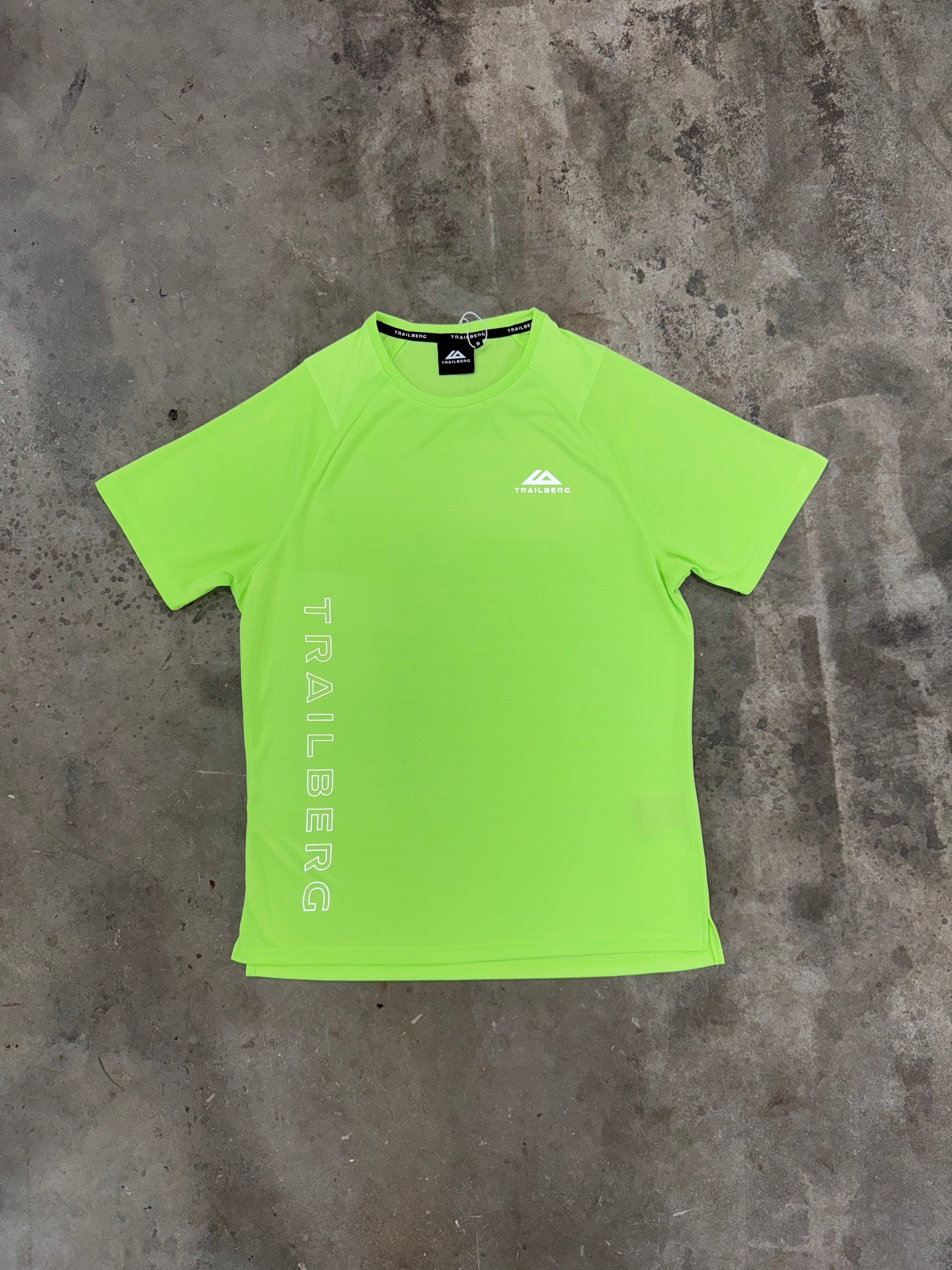 Trailberg Triathlon T Shirt - Neon Lime