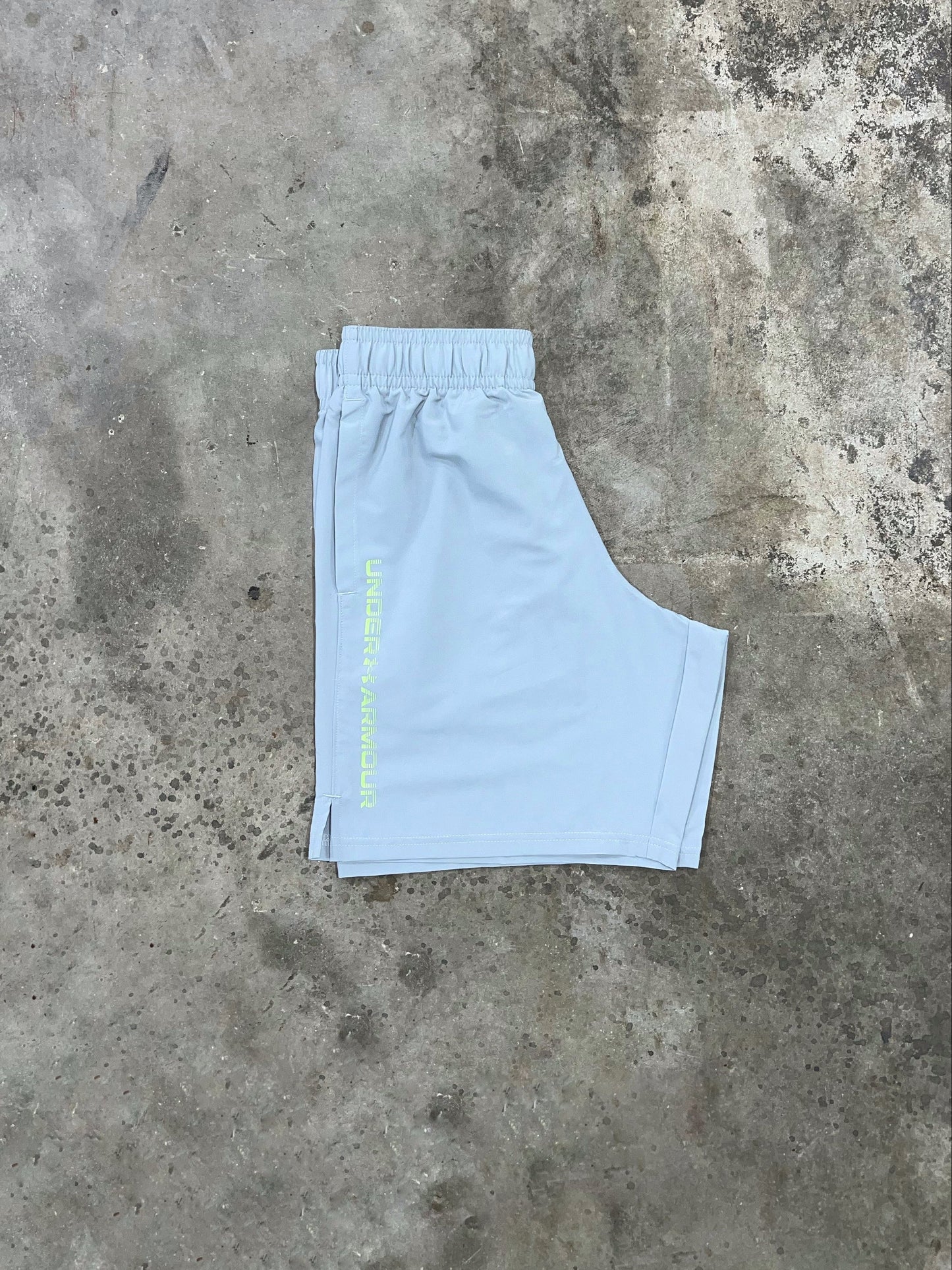 Under Armour Wordmark Short - Grey / Lime