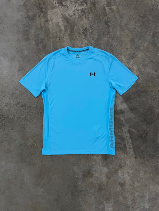 Under Armour Tech Utility T Shirt - Fresco Blue / Black