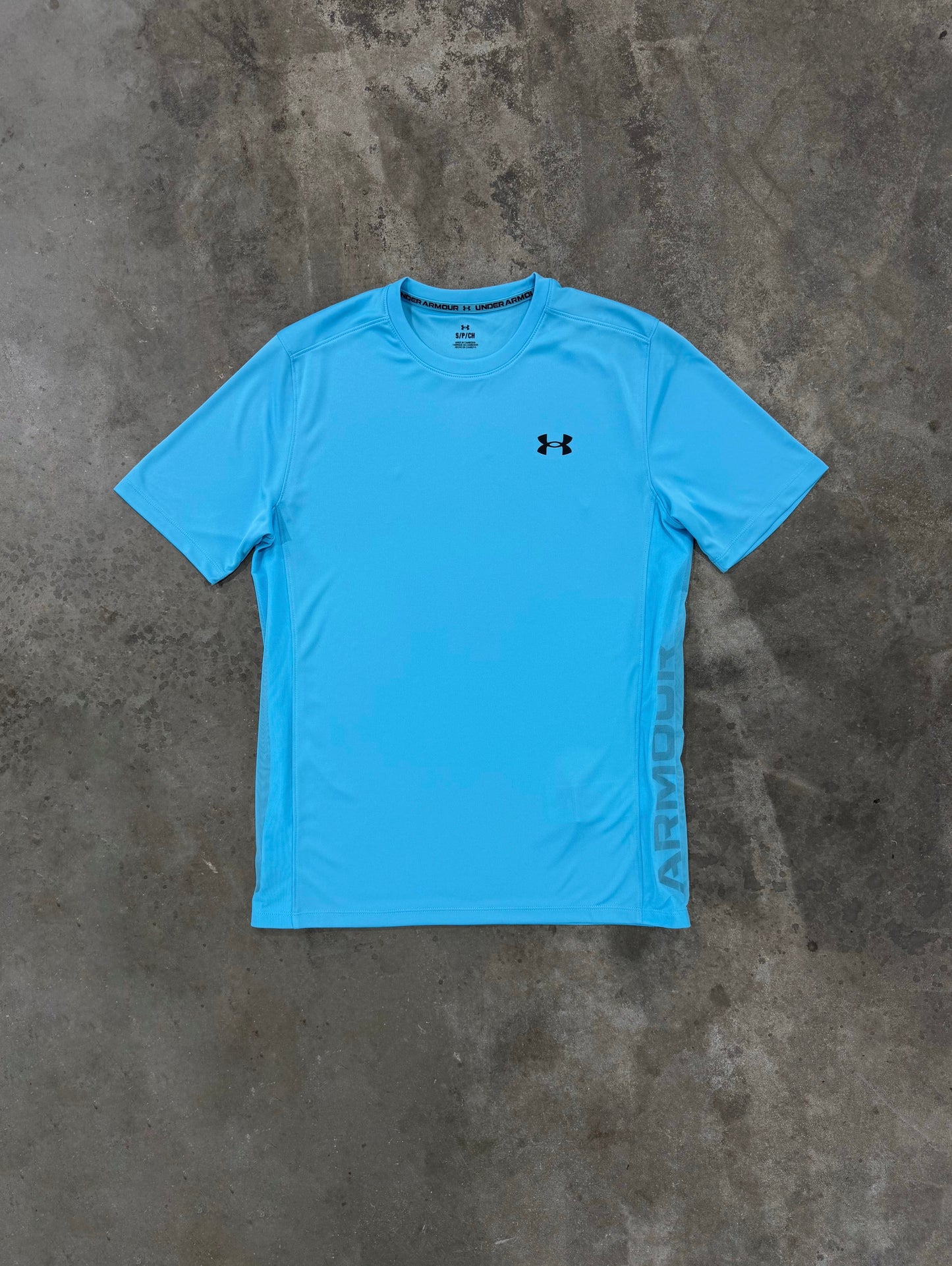Under Armour Tech Utility T Shirt - Fresco Blue / Black