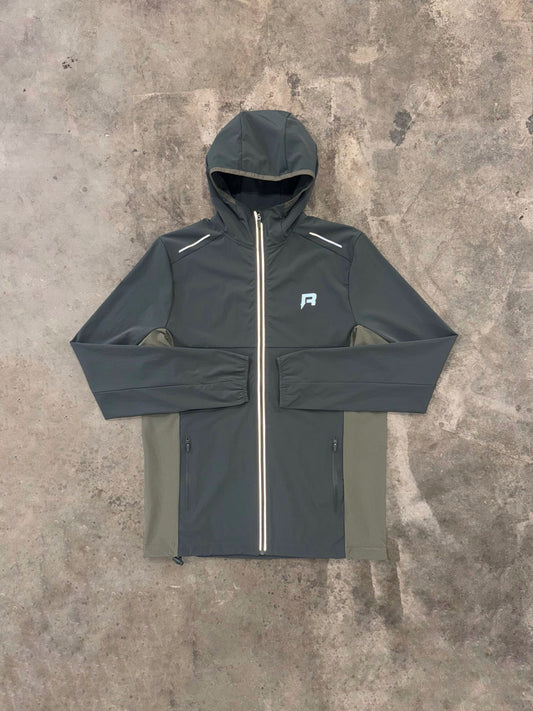 Reprimo Clima Shell Jacket - Dark Moss / Khaki from Dripmoda