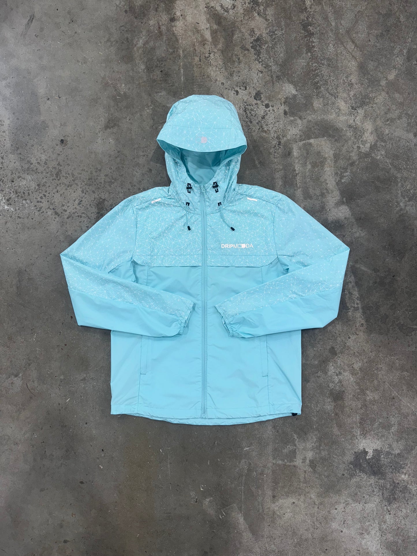 DripModa Cityscape Turquoise Set -  Jacket / Short