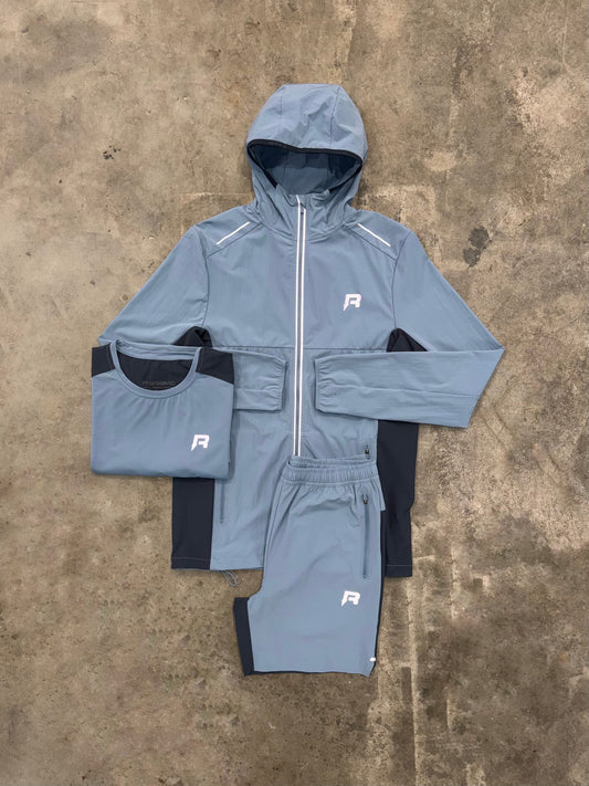 Reprimo Clima Dusty Blue 3 Piece Set - Jacket / T Shirt / Short