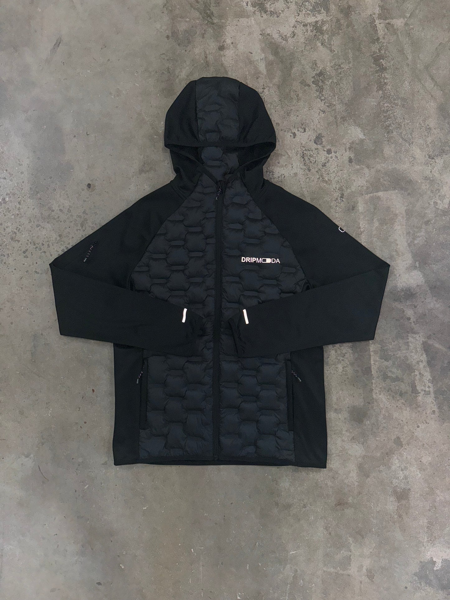 Dripmoda Peak Hybrid Black Set - Jacket / Pants