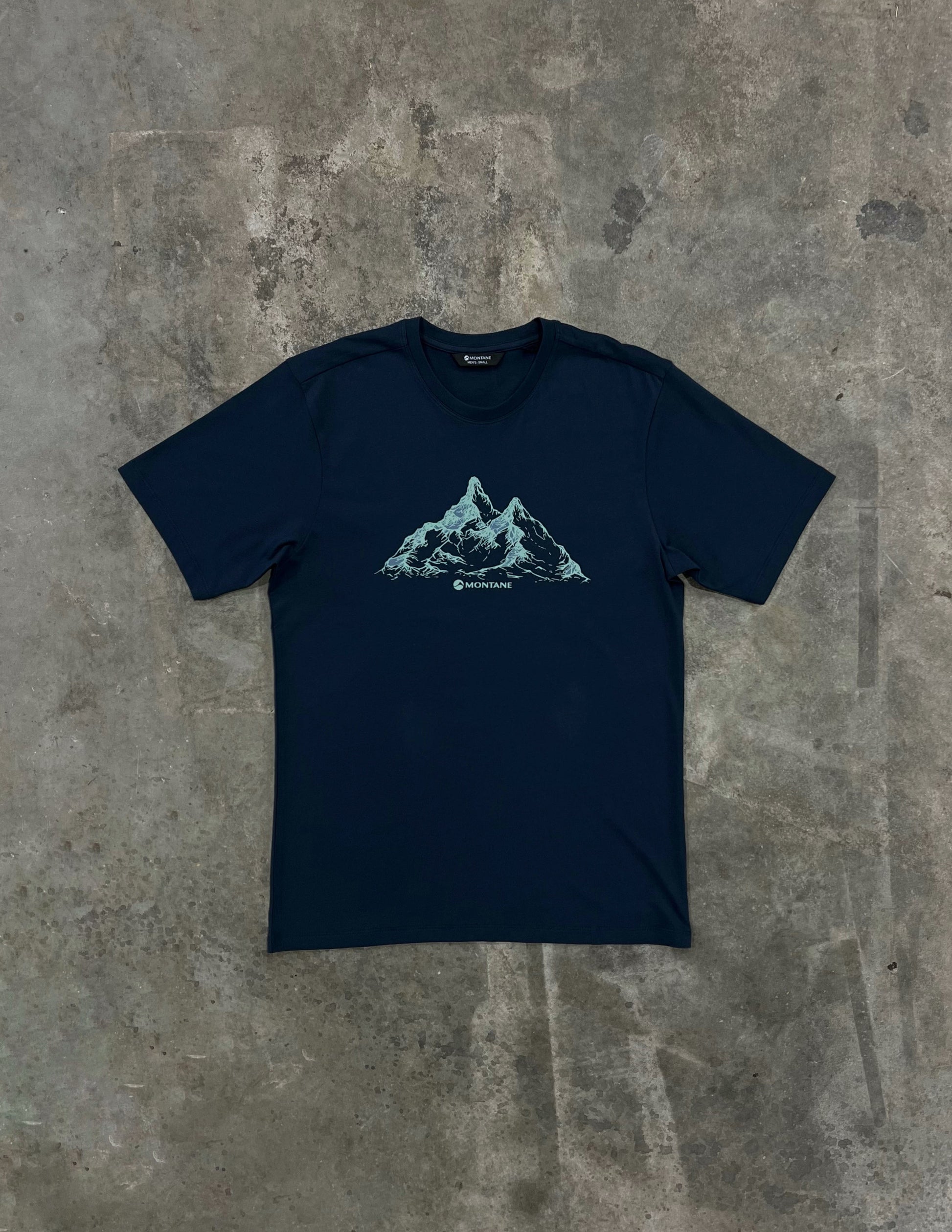 Montane Dual Mountain T Shirt - Eclipse Blue from DripModa
