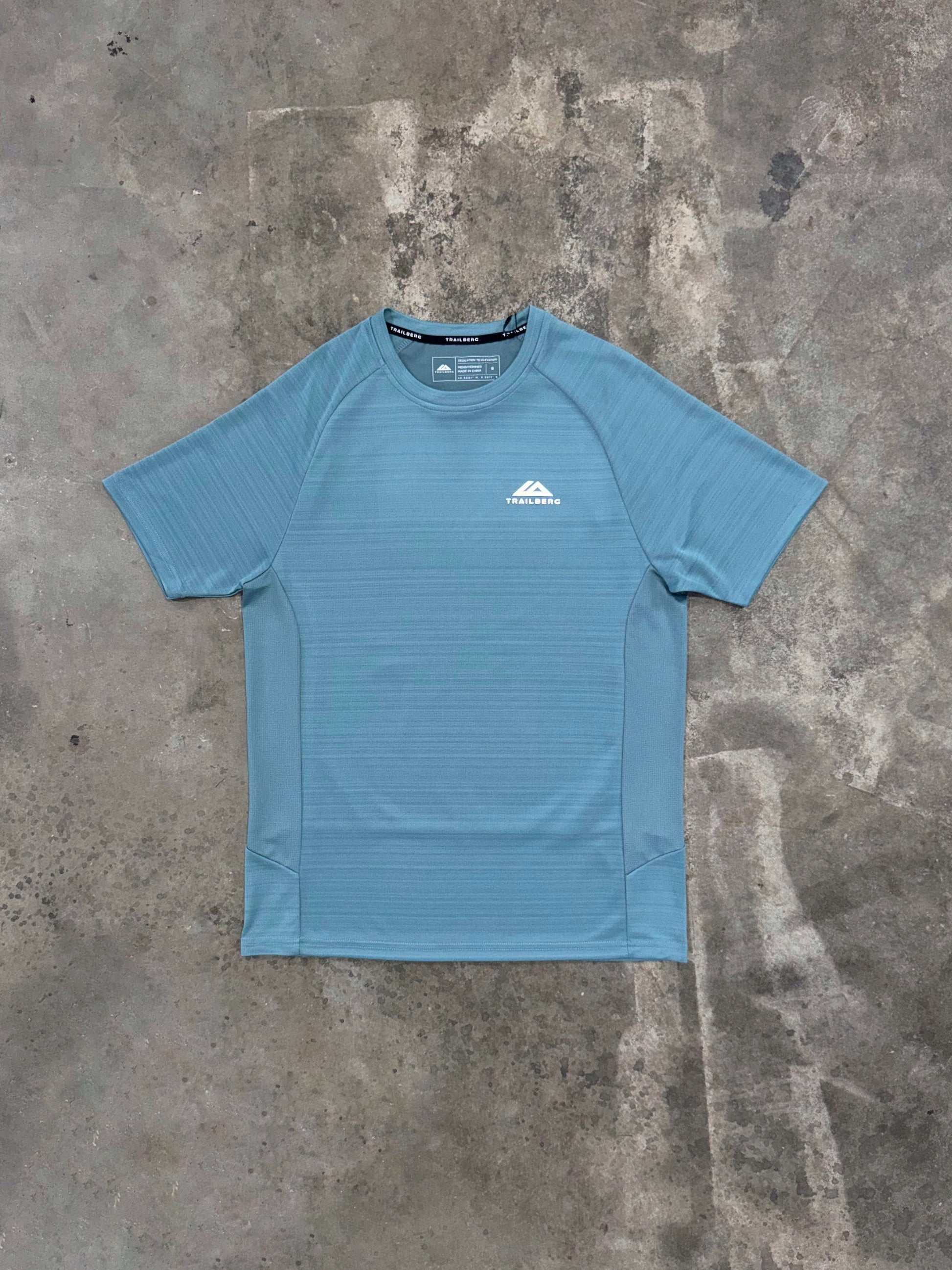 Trailberg SS26 Cloud T Shirt - Frosted Denim from DripModa
