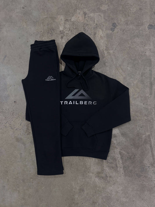 Trailberg Fraction Black Tracksuit - Hoodie / Jogger