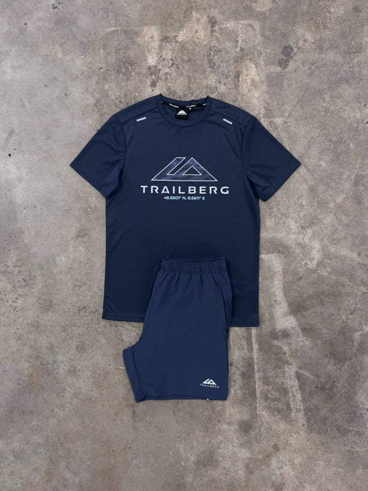 Trailberg Storm Blue Blur Set - T Shirt / Short