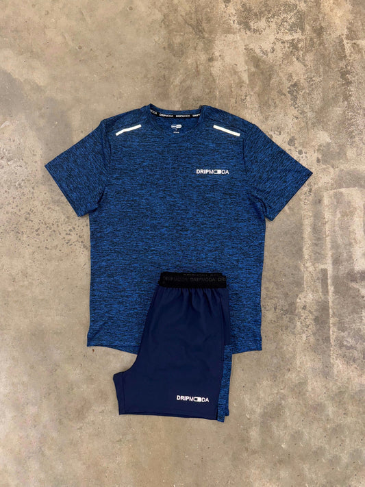 DripModa Navy Space Set - T Shirt / Shorts from DripModa