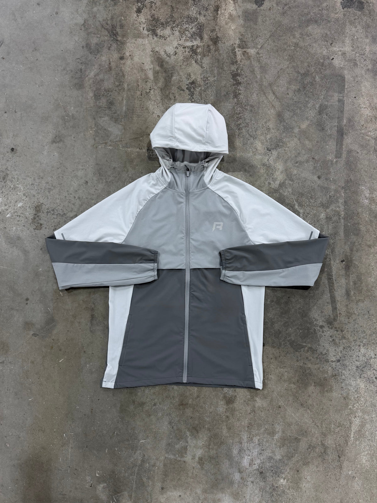 Reprimo Vortex Windbreaker - Mist Grey / Slate