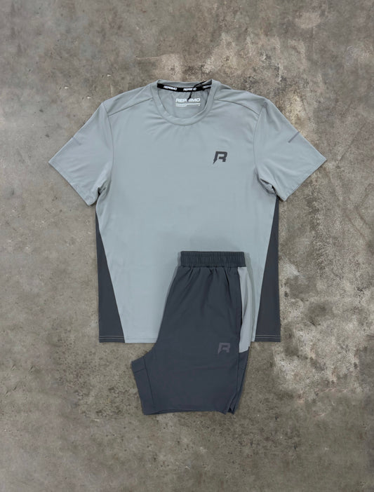 Reprimo Vortex Shadow Grey Set - T Shirt / Short