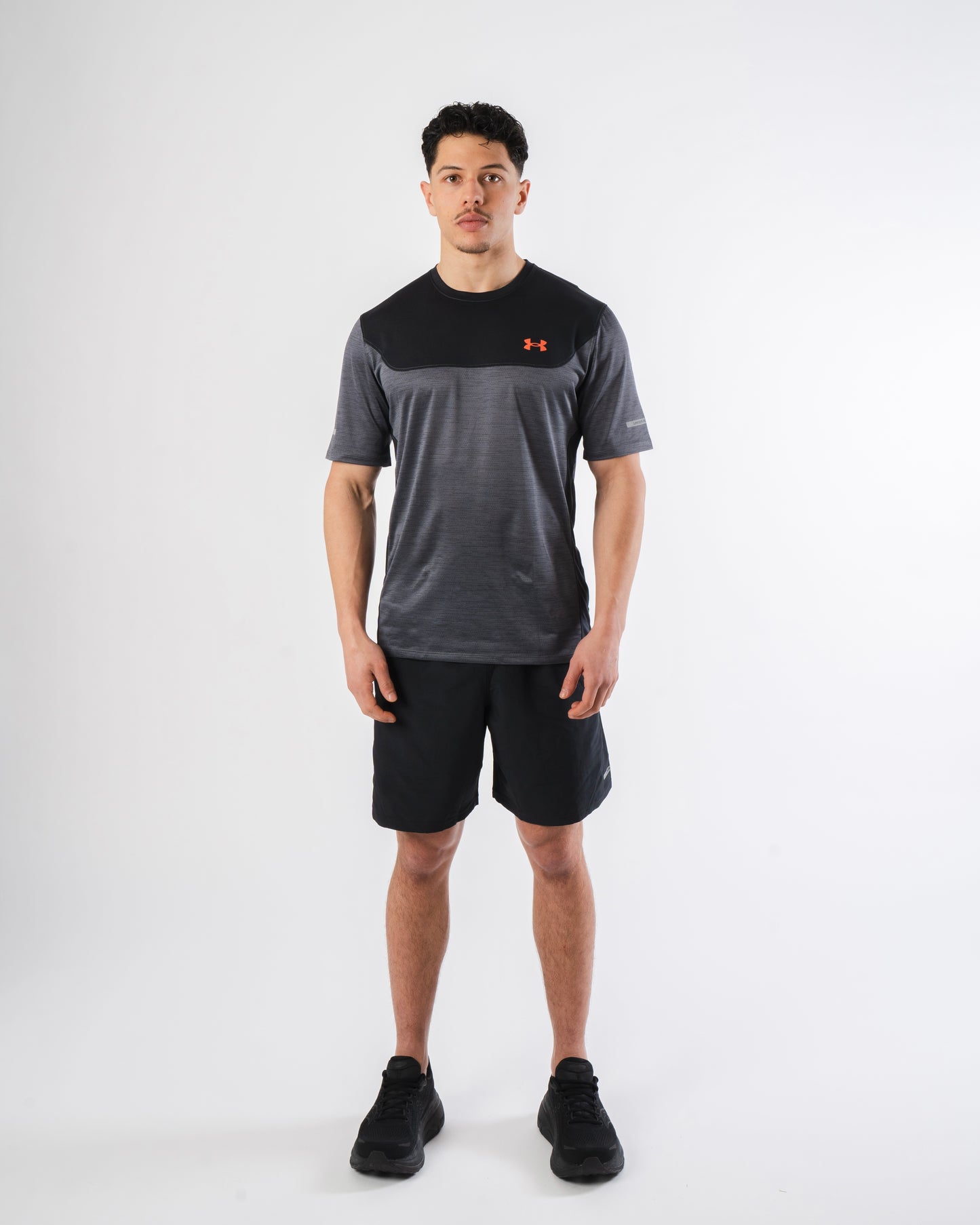 Under Armour Utility Black Red Set - T Shirt / Short