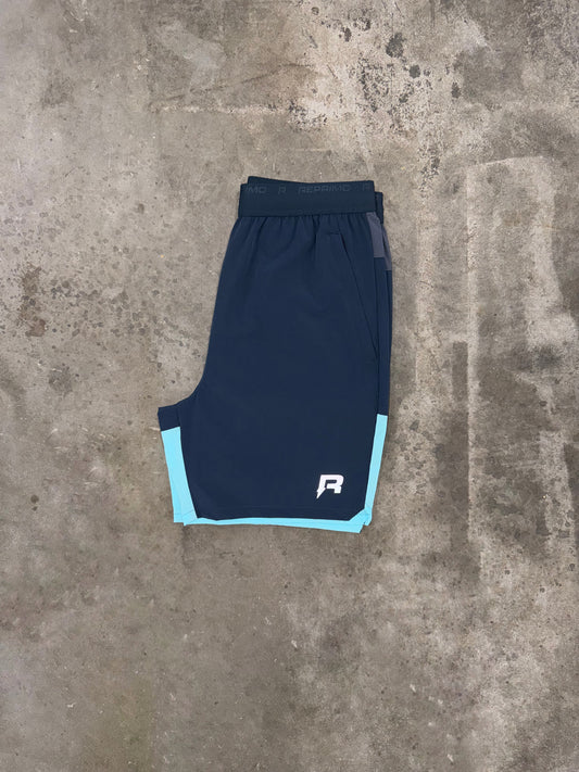 Reprimo Flight Short - Aqua Blue