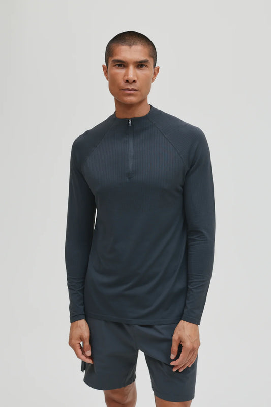 Condition Core Seamless Quarter Zip - Graphite
