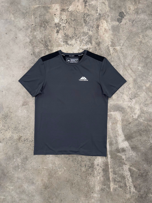 Trailberg Rapid Dash T Shirt - Black / Volcano Grey