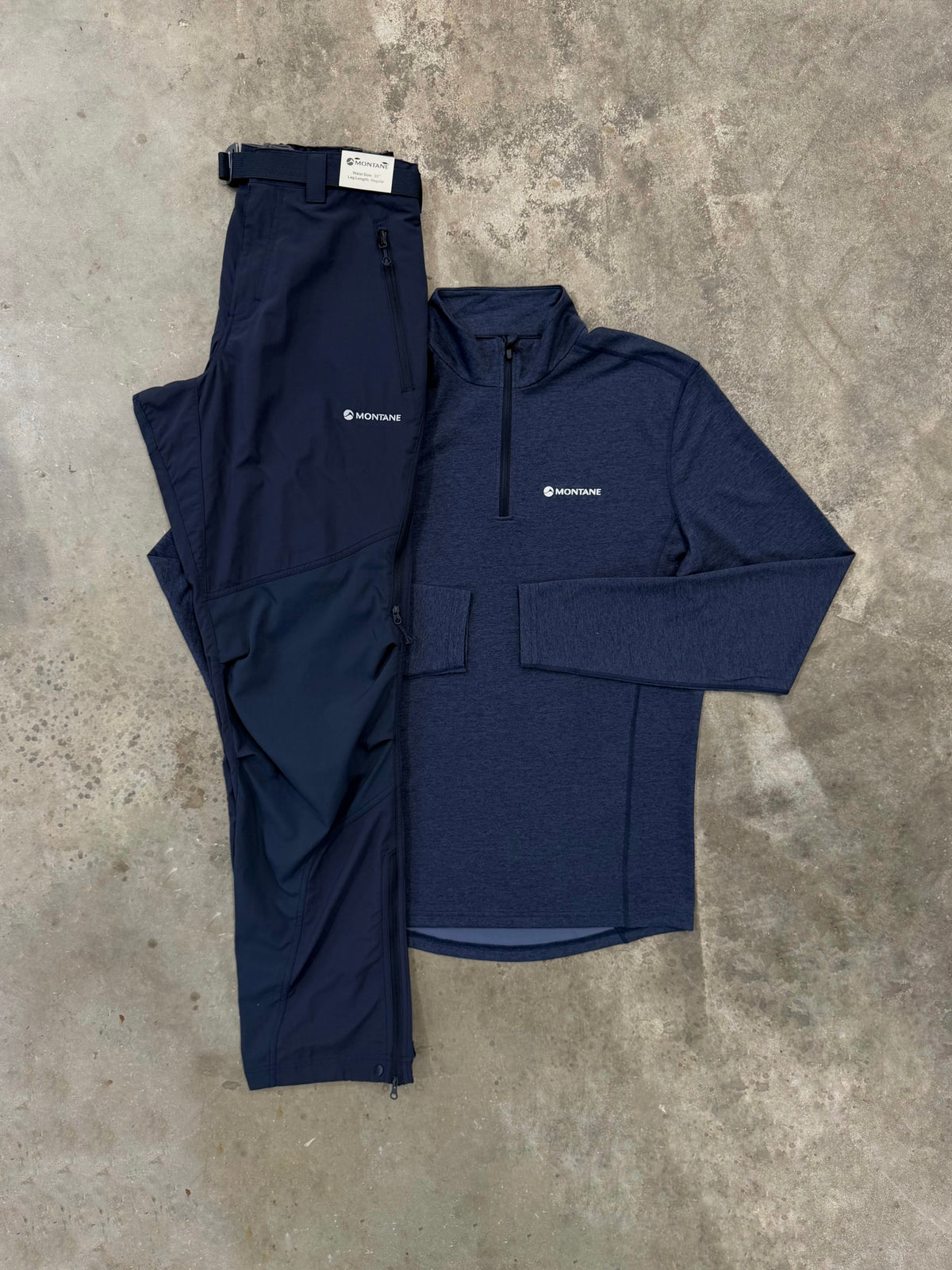 Montane Dart Eclipse Set - Quarter Zip / Pant