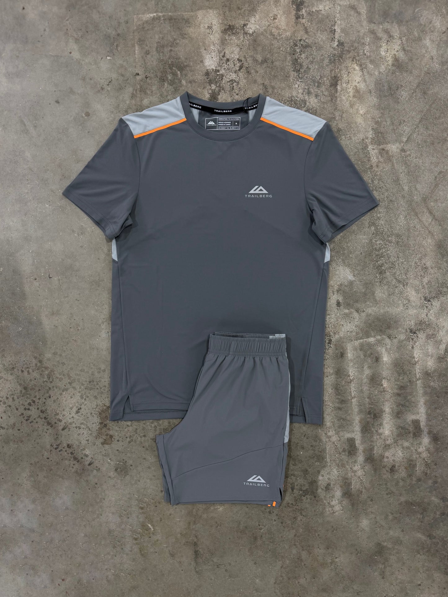 Trailberg Zone Grey Set - T Shirt / Short