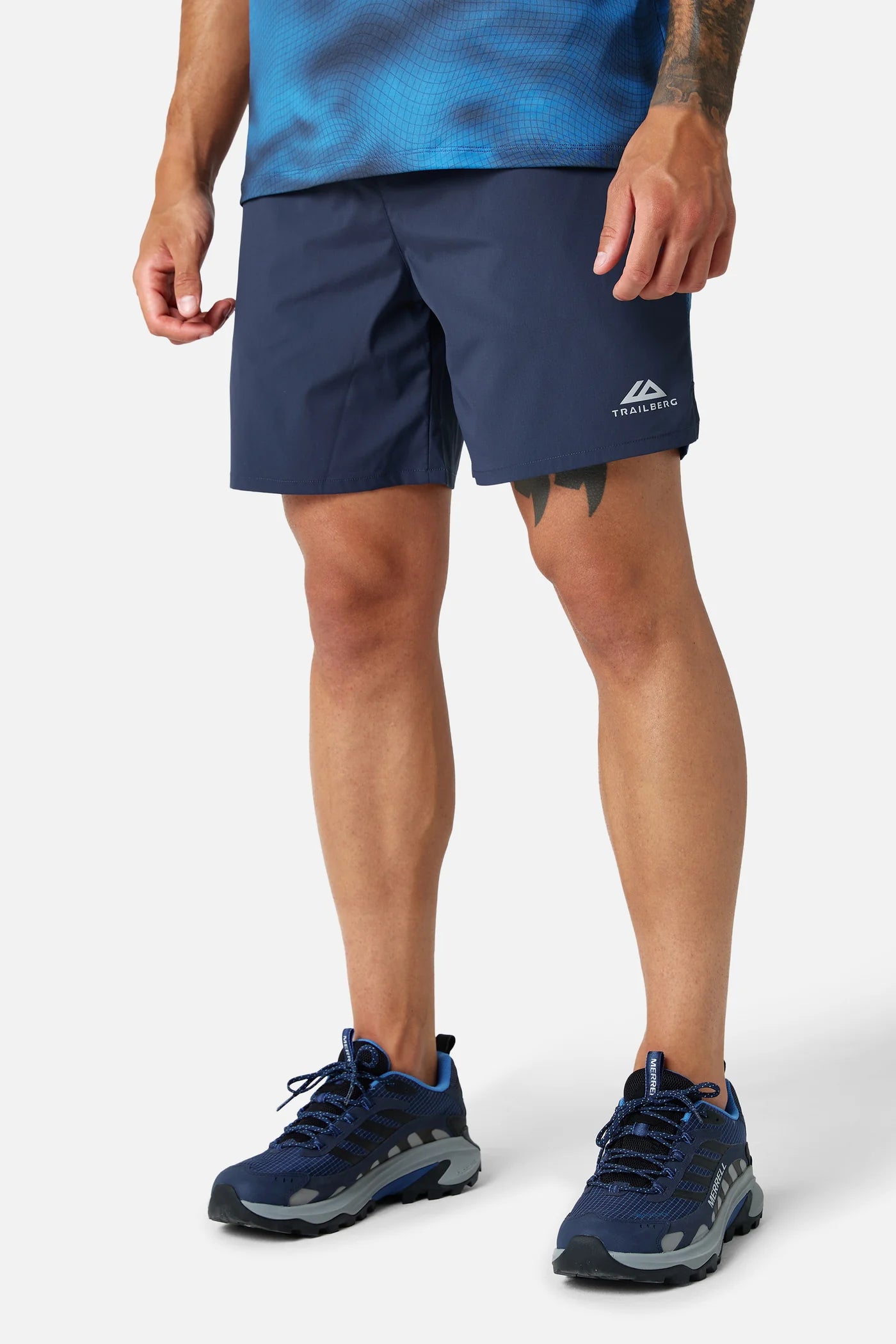 Trailberg Haze Storm Blue Set - T Shirt / Short from DripModa