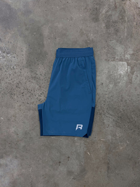 Reprimo Flight Short - Lake Blue / Teal from Dripmoda