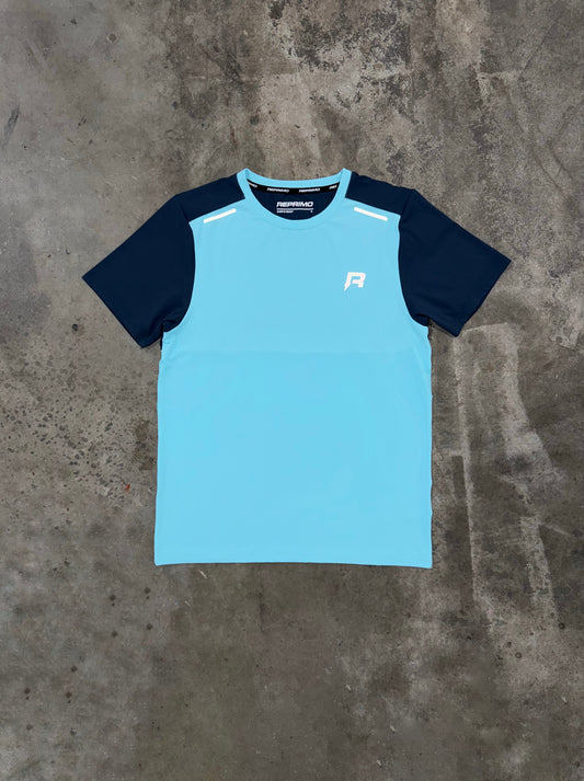 Reprimo Flight T Shirt - Aqua Blue