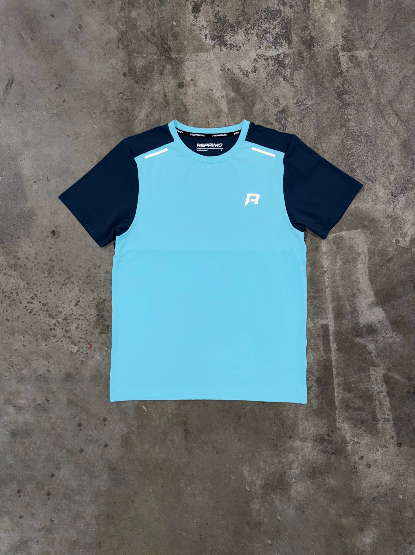 Reprimo Flight T Shirt - Aqua Blue
