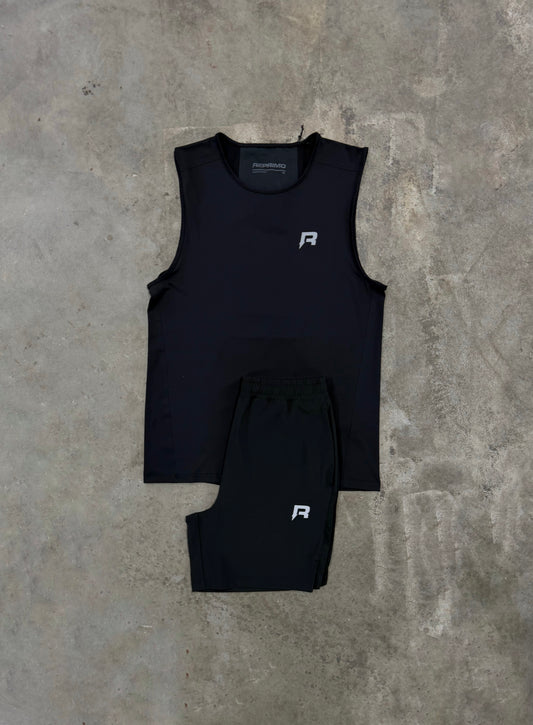 Reprimo Clima Black Set - Vest Top / Short